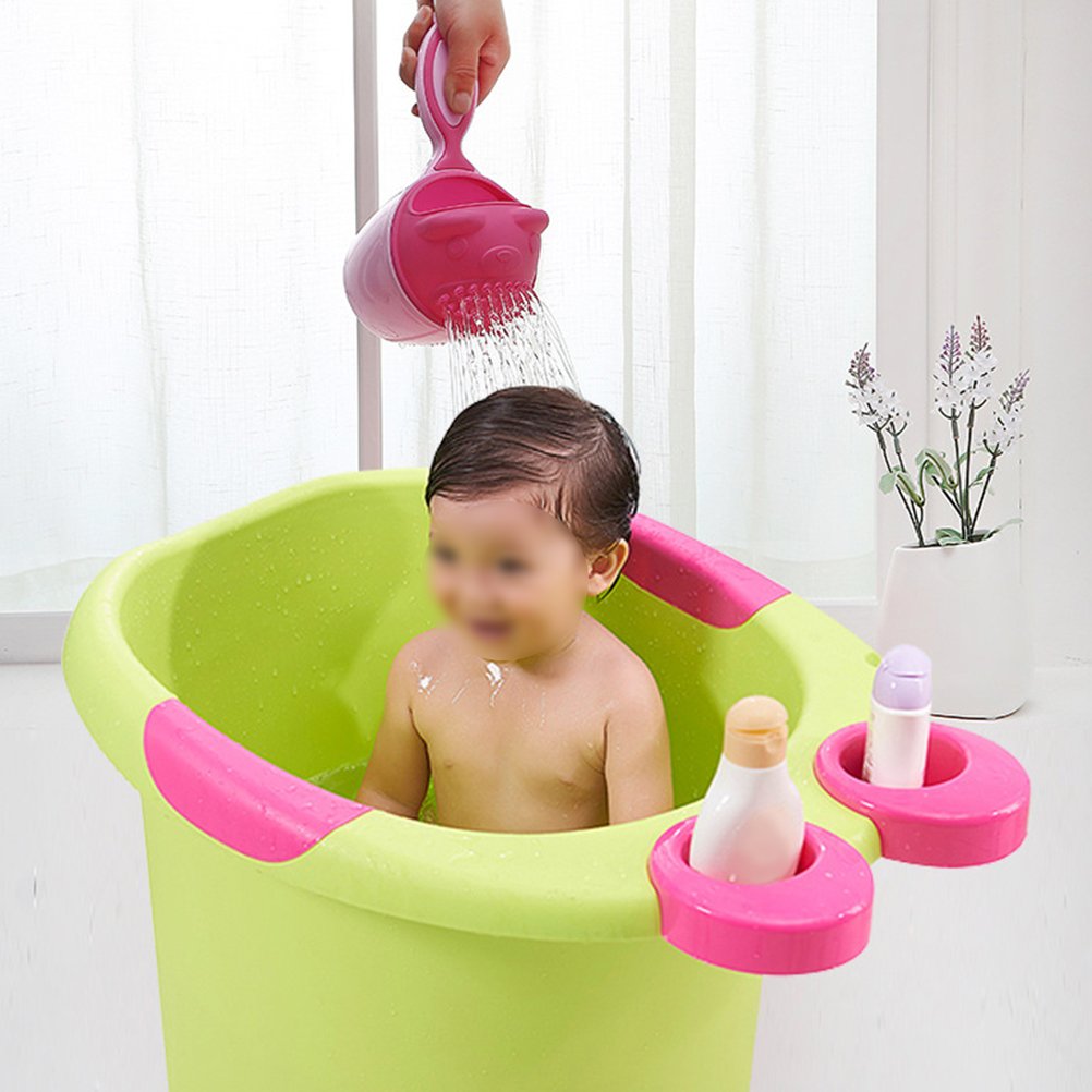 NUOBESTY Baby Shampoo Cup with Sprinkler - Fun Bath Water Scoop & Bailer for Toddlers - Perfect Bath Time Toy for Kids' Hair Washing & Playtime