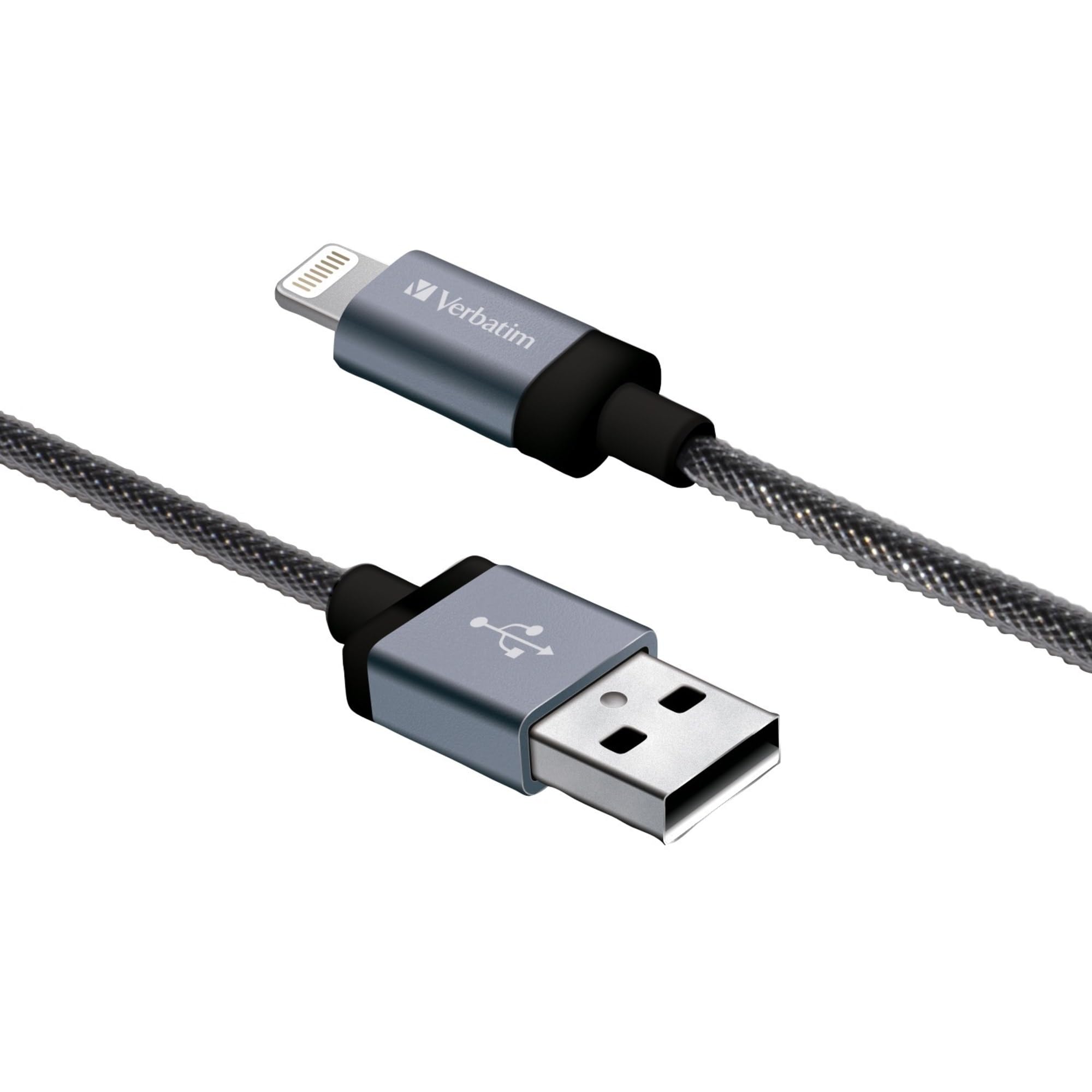 Premium Braided Lightning Cable 11 Inch - Fast Sync & Charge for iPhone, iPad - Durable & Tangle-Free for Home, Office, Travel