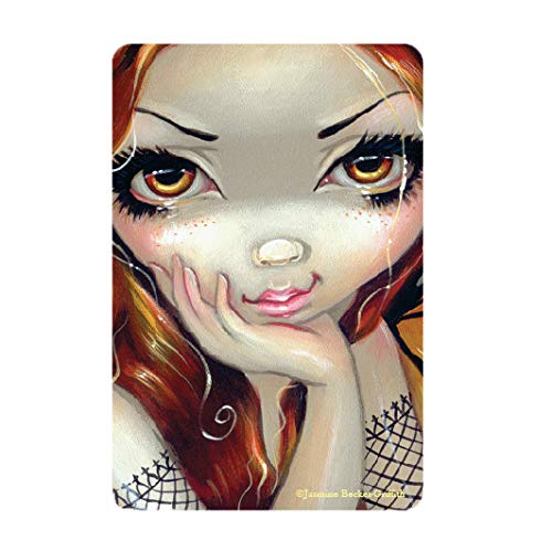 Arcane Vault - Jasmine Becket-Griffith Gothic Fairy Tale Faery Wood Magnet - Laser-Cut UV-Coated 2x3 Inch Decorative Fridge Magnet - Perfect for Home Office & Gift Giving - Gothic Art Collectible (1232-LM)