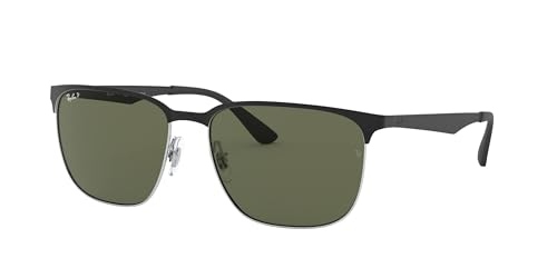 Black on Silver/Polarized Green