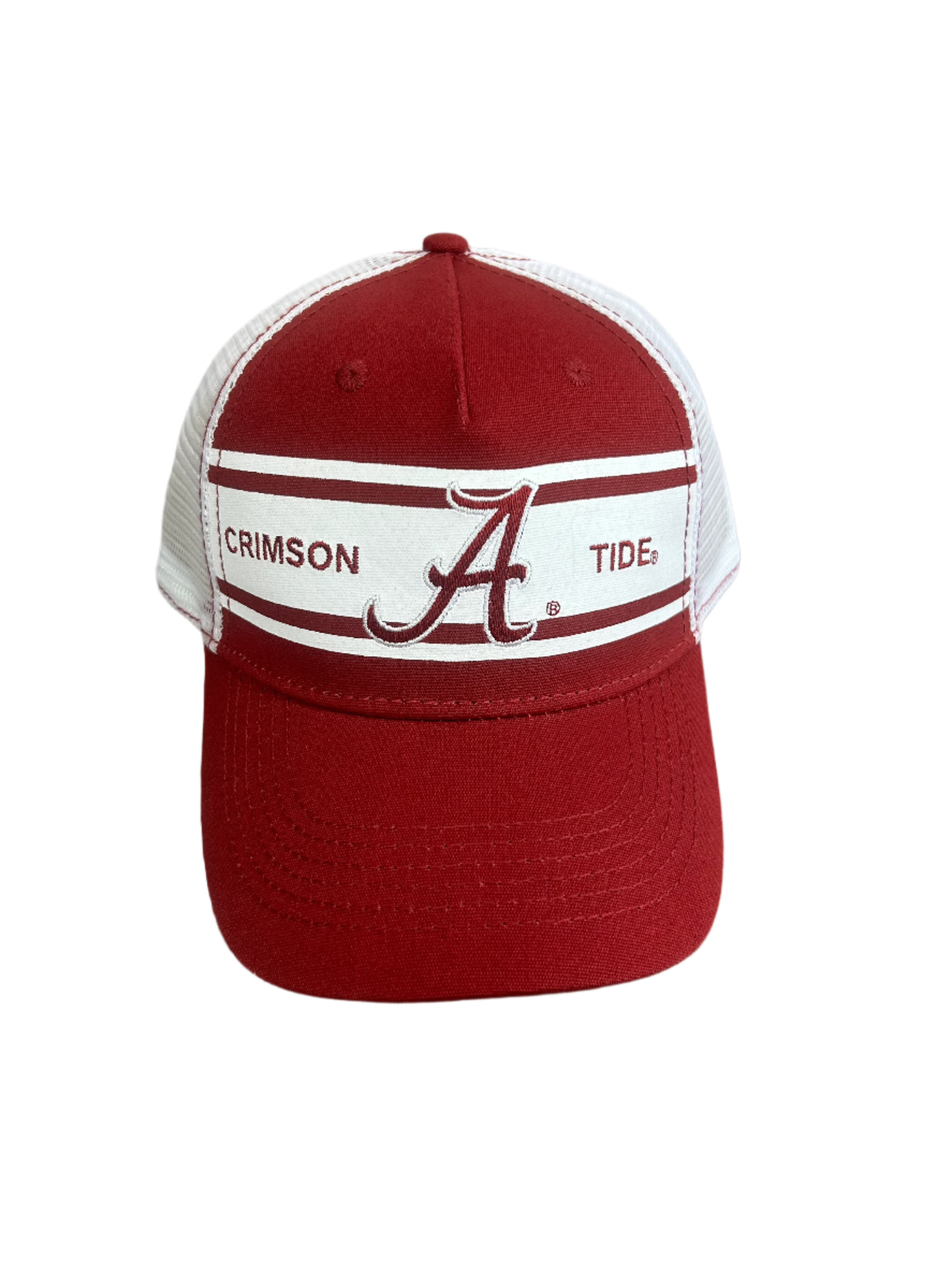 Vintage Striped Trucker Hat for Men & Women - Retro College Style Baseball Cap - Perfect for Campus, Outdoor Sports & Casual Wear