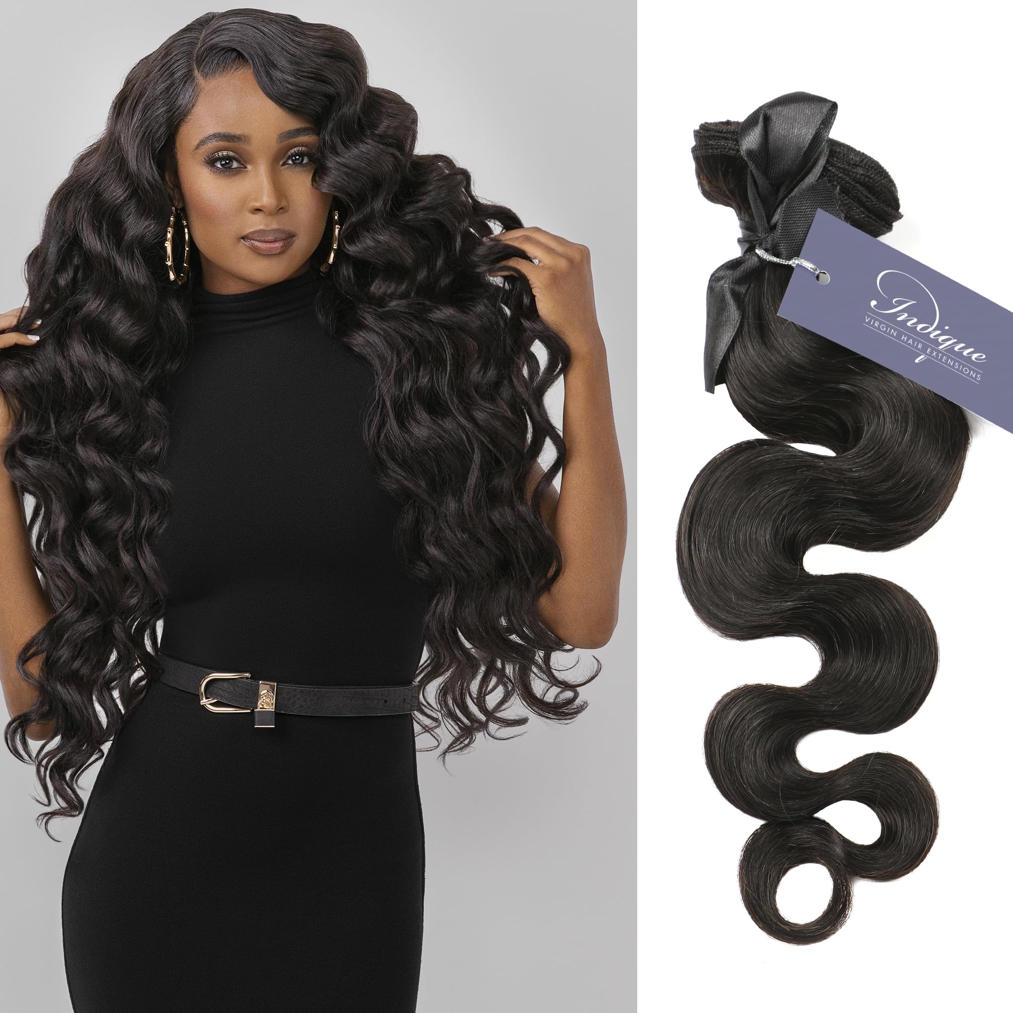 100% Real Human Hair Wefted Bundles - Remy Hair Extensions from India (10