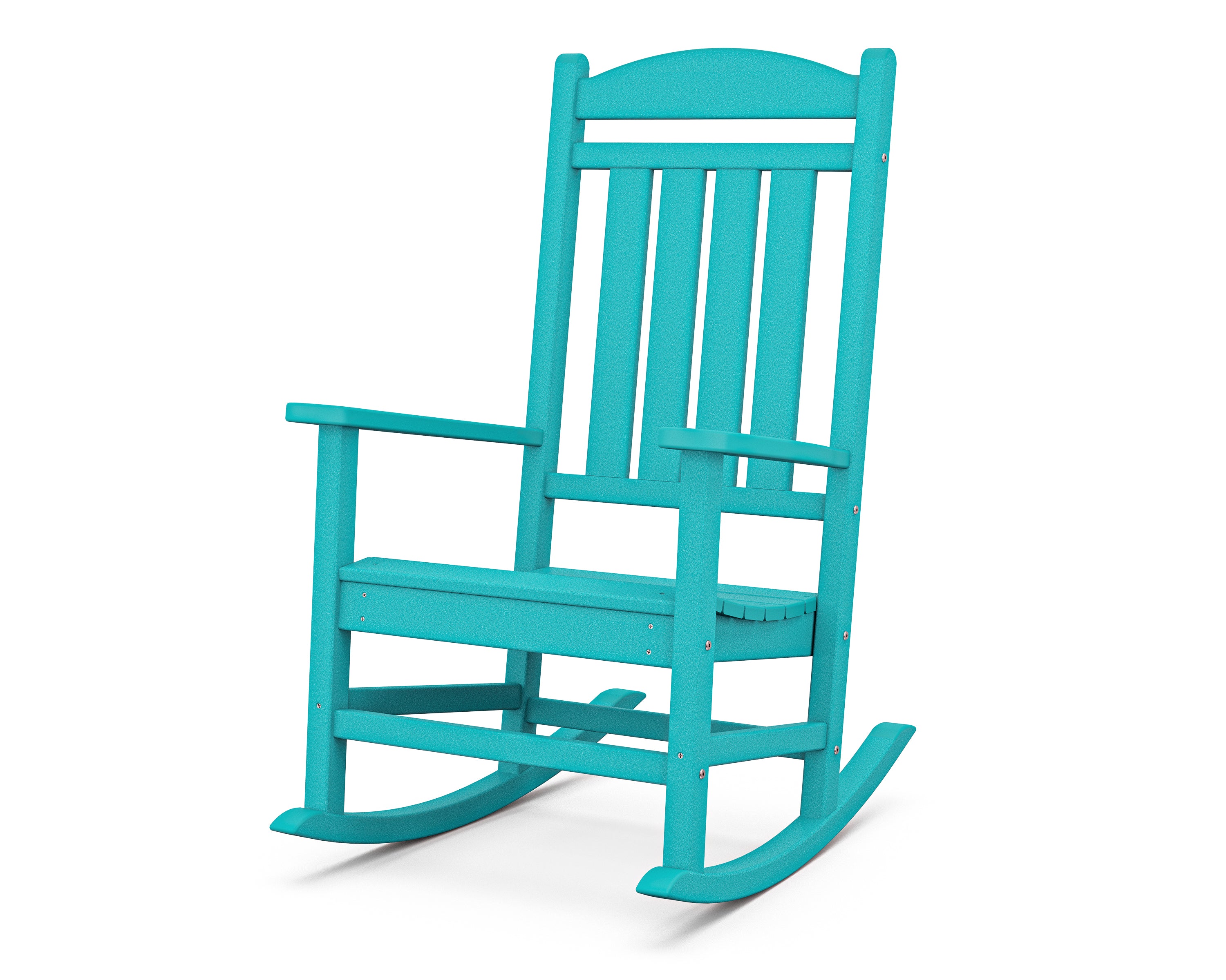 POLYWOOD Presidential Rocker - Durable Outdoor Rocking Chair for Patio, Garden & Porch - All-Weather Resin Wicker - Comfortable & Stylish Seating for Relaxing & Entertaining