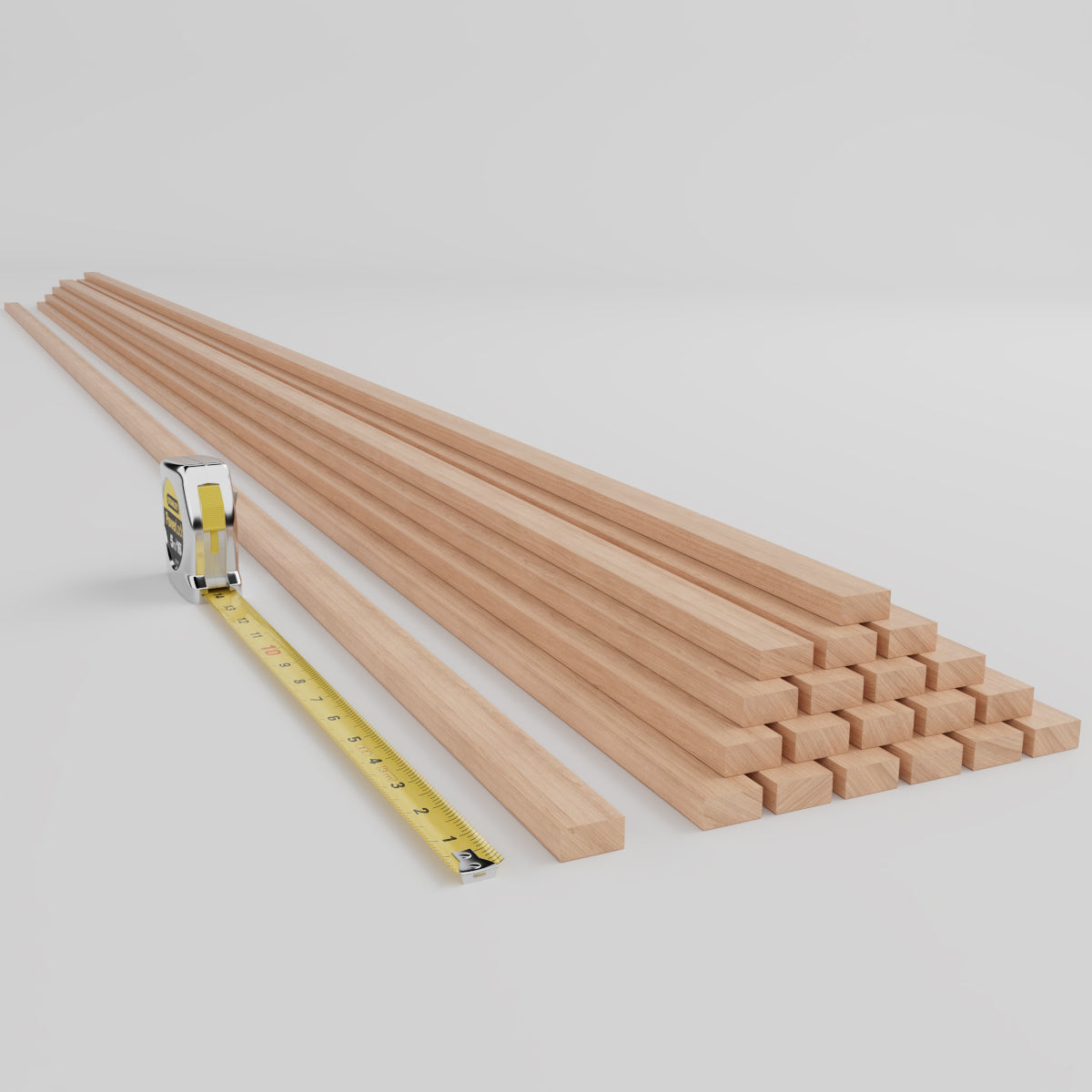 Premium Stain-Grade Hardwood Slats - Traditional Solid Wood Slats for Bed Frames, Furniture & DIY Projects - Perfect for Rustic, Farmhouse & Modern Home Decor
