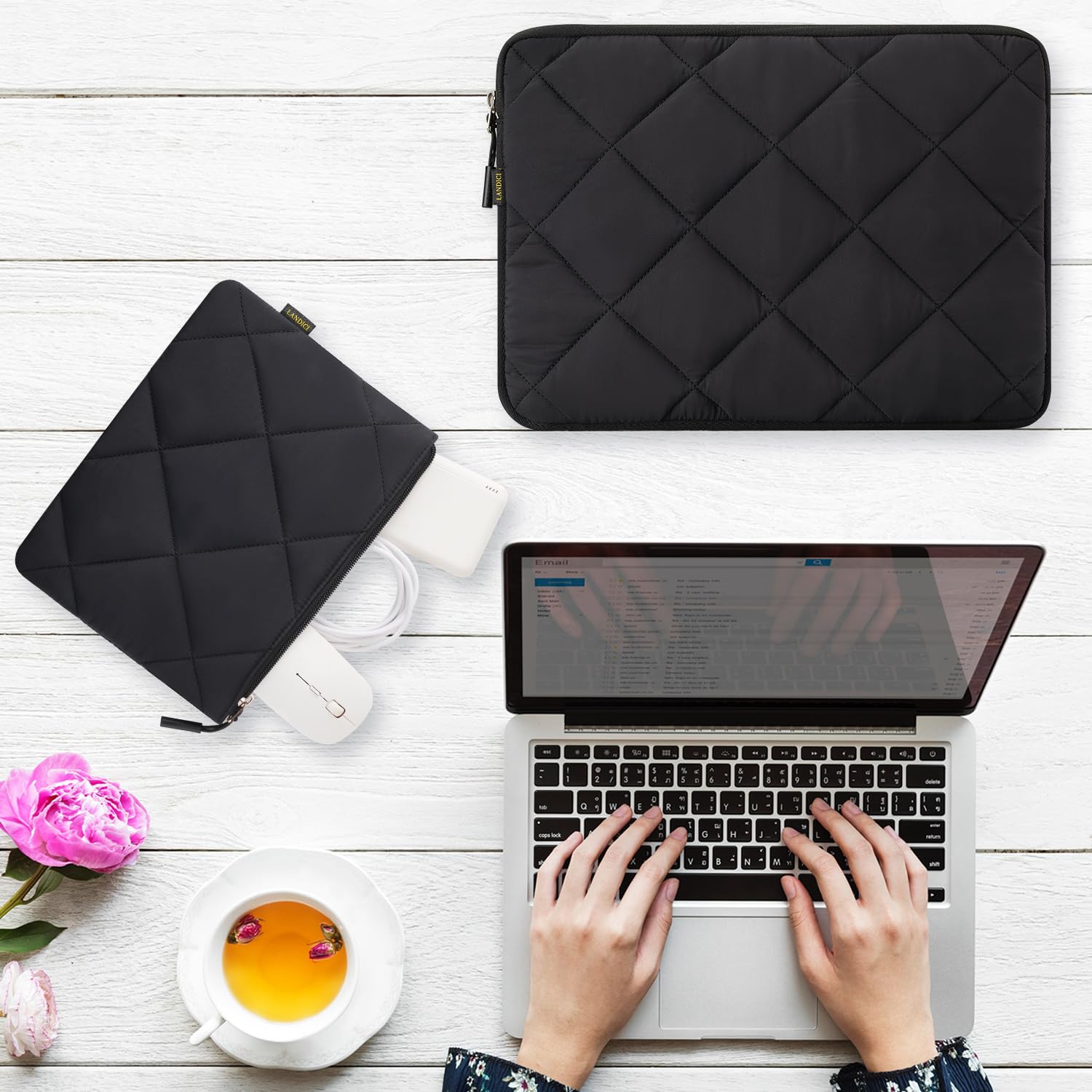 Premium Puffy Laptop Sleeve Case for MacBook Pro 16