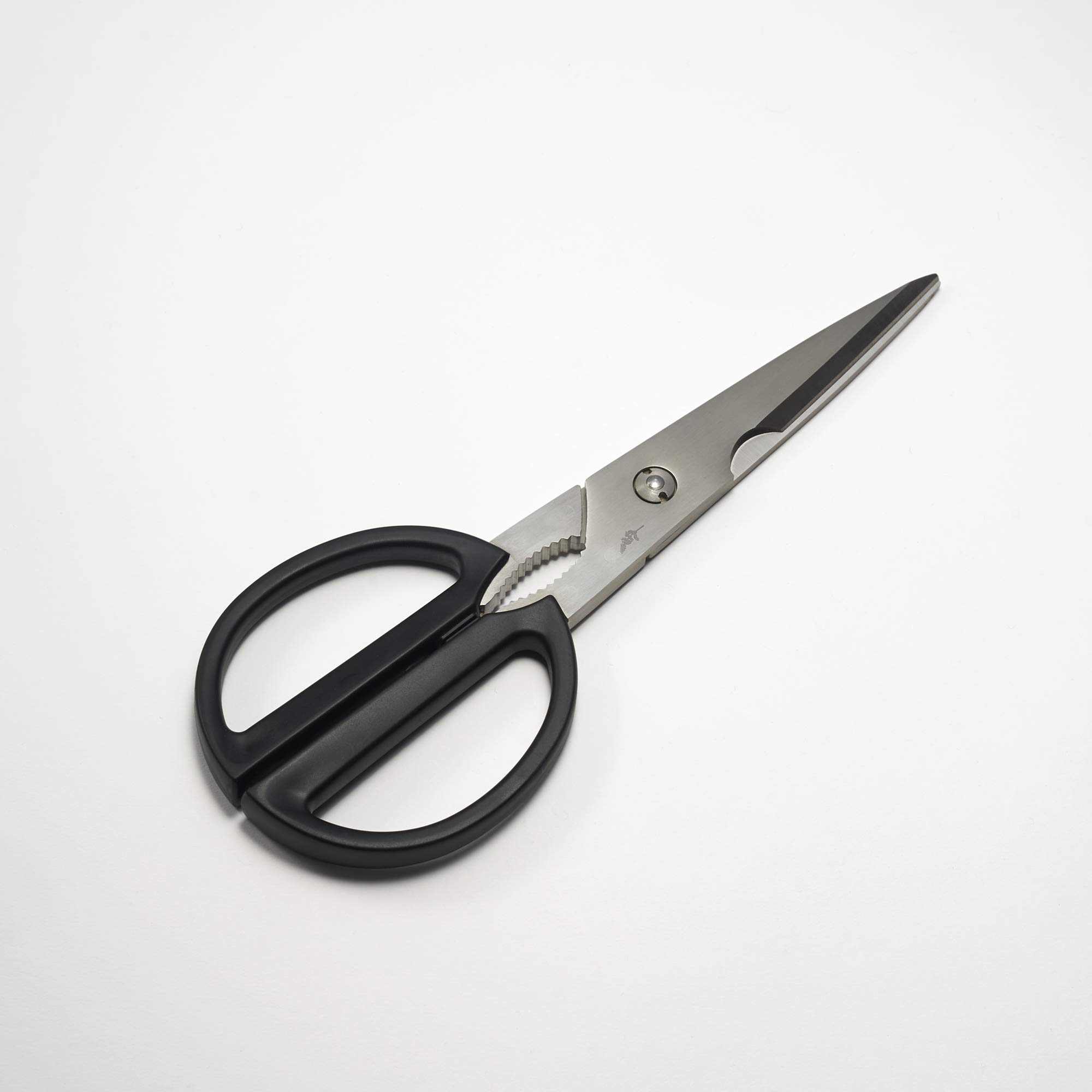 Michel BRAS No. 2 Professional Kitchen Shears - Heavy Duty Stainless Steel Cooking Scissors with Micro Serrated Detachable Blades - Easy to Clean - Perfect for Cutting Herbs, Poultry, Fish & Vegetables - Ideal for Home Chefs & Professional Kitchens