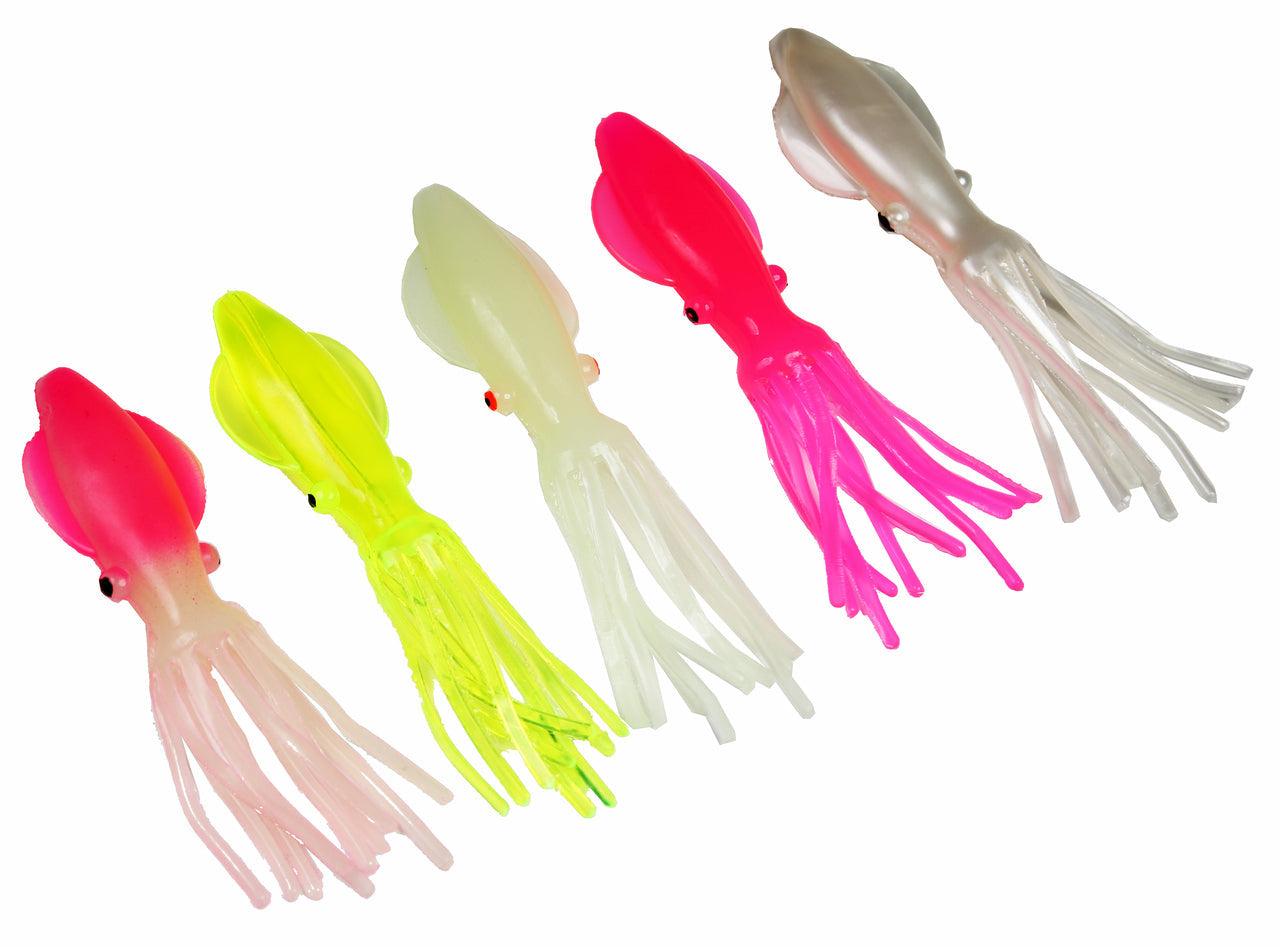 Jigging World Fat Squid Soft Bait Lures - Premium Saltwater Fishing Lures for Tuna, Mahi Mahi & Offshore Game Fish - Perfect for Deep Sea Jigging & Trolling