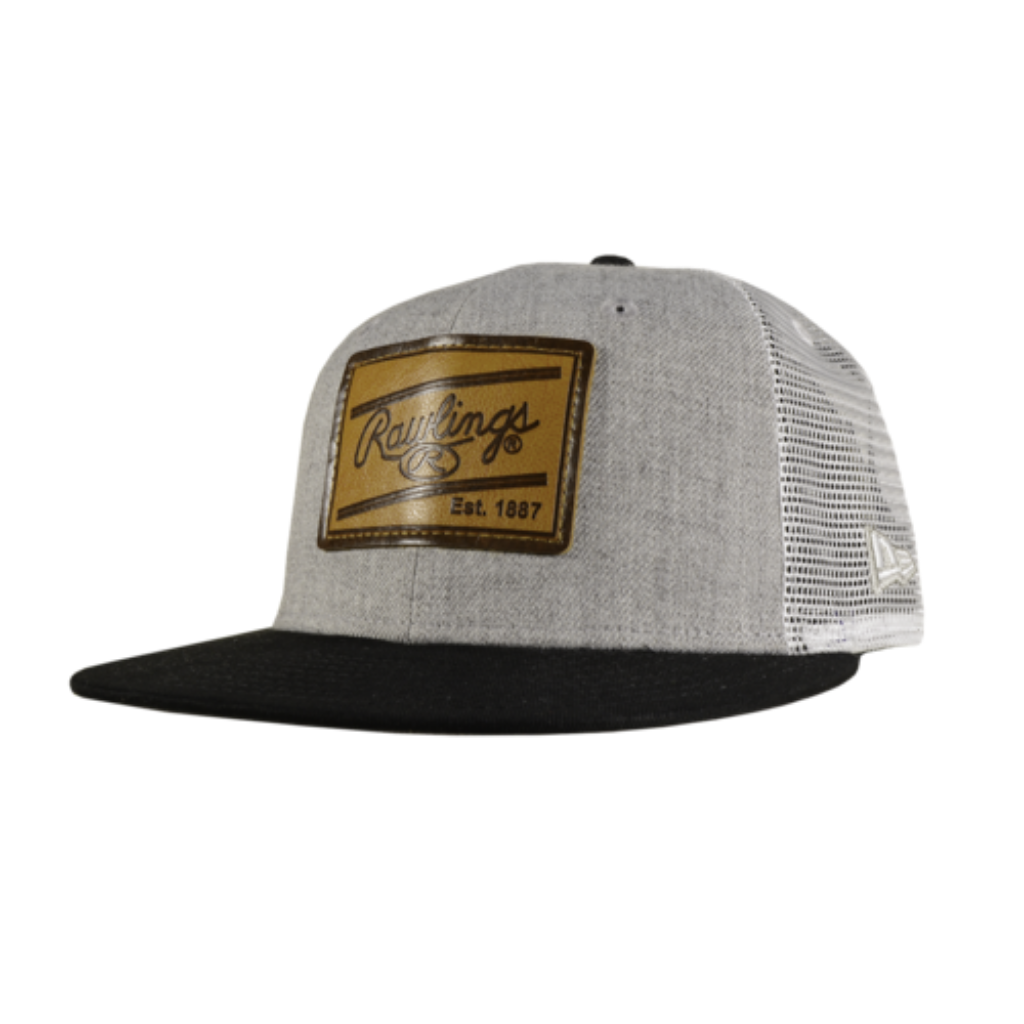 Rawlings Patch Snapback Hat - Adjustable Baseball Cap for Men & Women - Vintage Style Dad Hat for Casual Wear, Sports, and Outdoor Activities