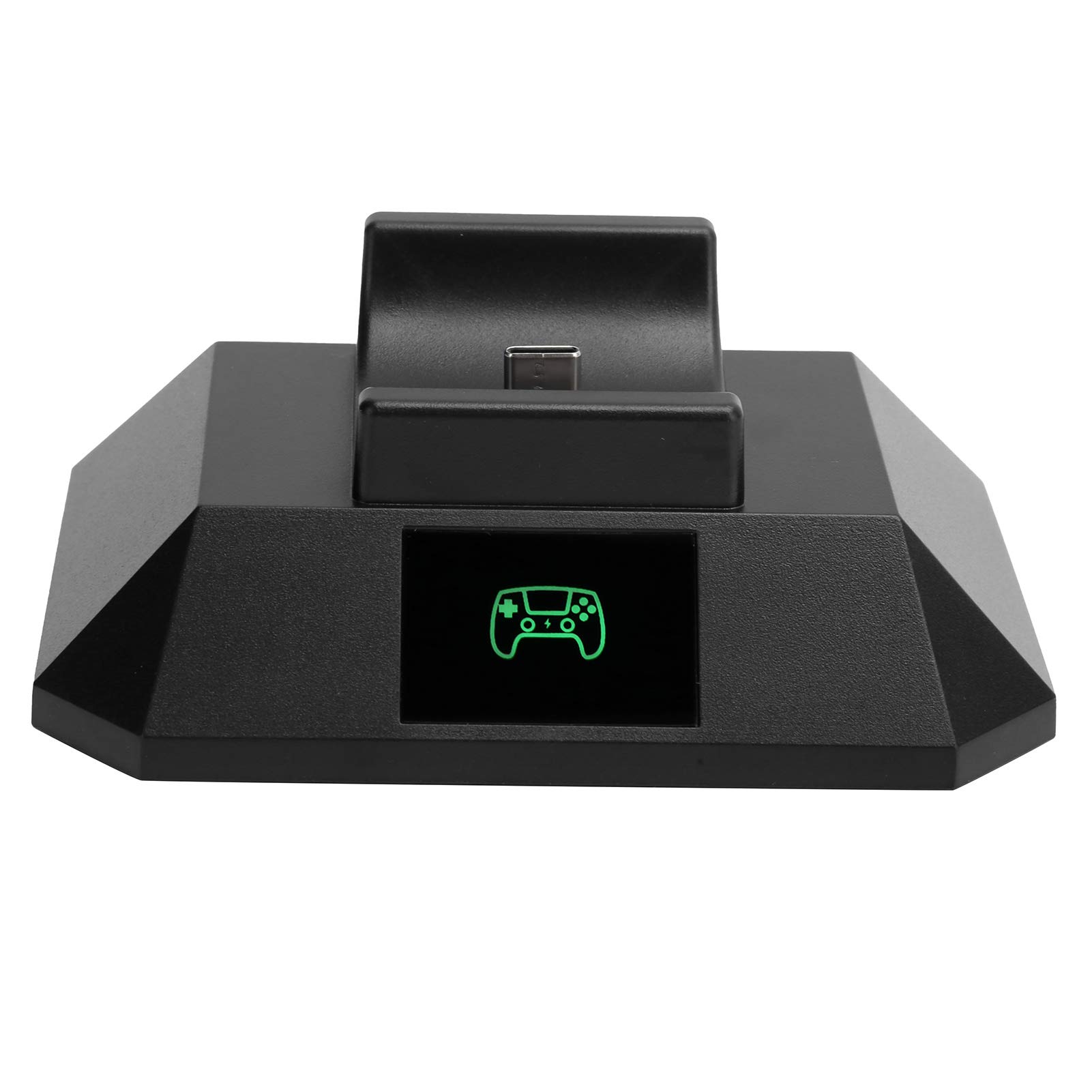 PS5 Controller Charging Stand with LED Display - Single Charging Dock Station for DualSense Gamepad | Fast Charging & Organized Gaming Setup for PlayStation 5 Accessories | Perfect for Living Room, Bedroom, or Gaming Station