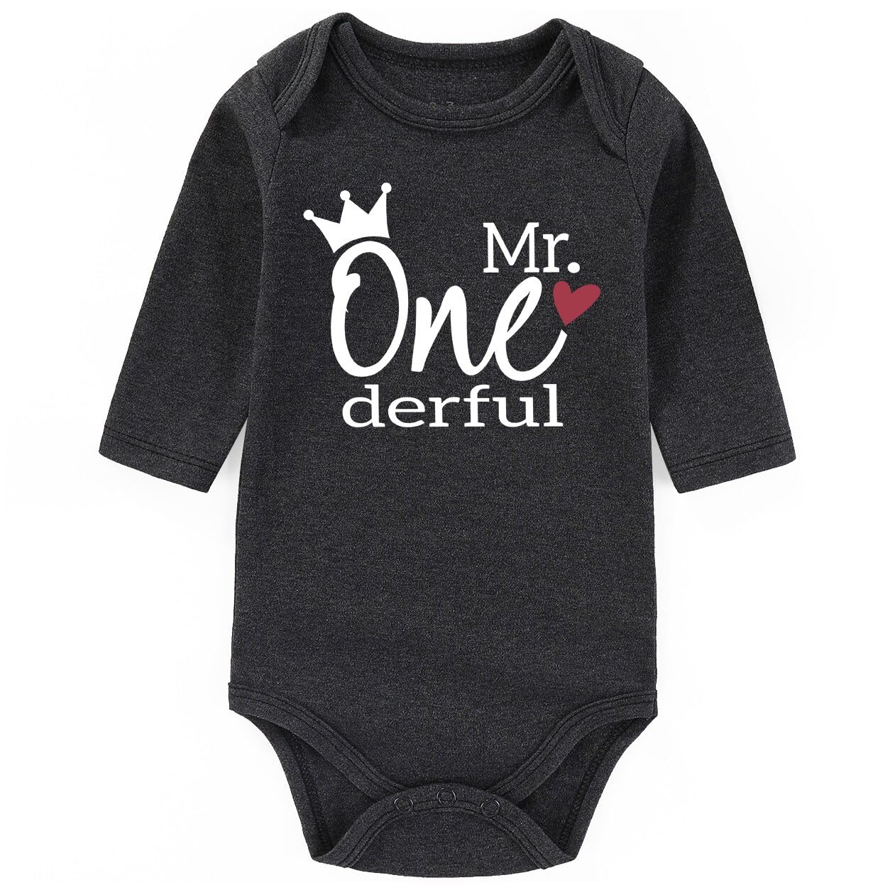 BESDEAR Mr One Baby Boy First Birthday Outfit - Funny Baby Bodysuit & Romper Set - Perfect 1st Birthday Gift for Boys - Great for Photo Shoots, Parties & Special Occasions