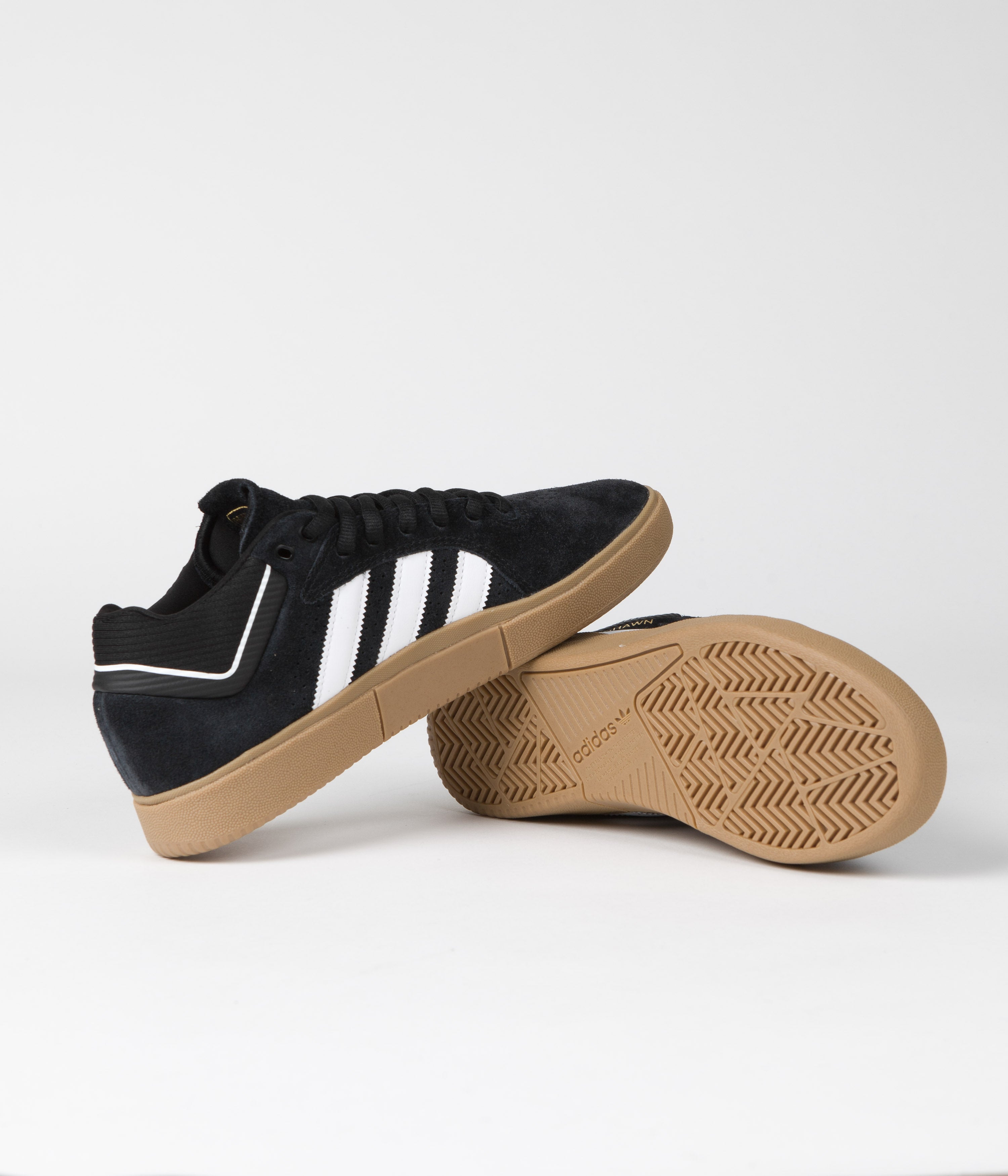 Adidas Tyshawn Shoes for Men - Core Black/FTWR White/Gold Metallic - Running, Gym & Casual Wear Sneakers