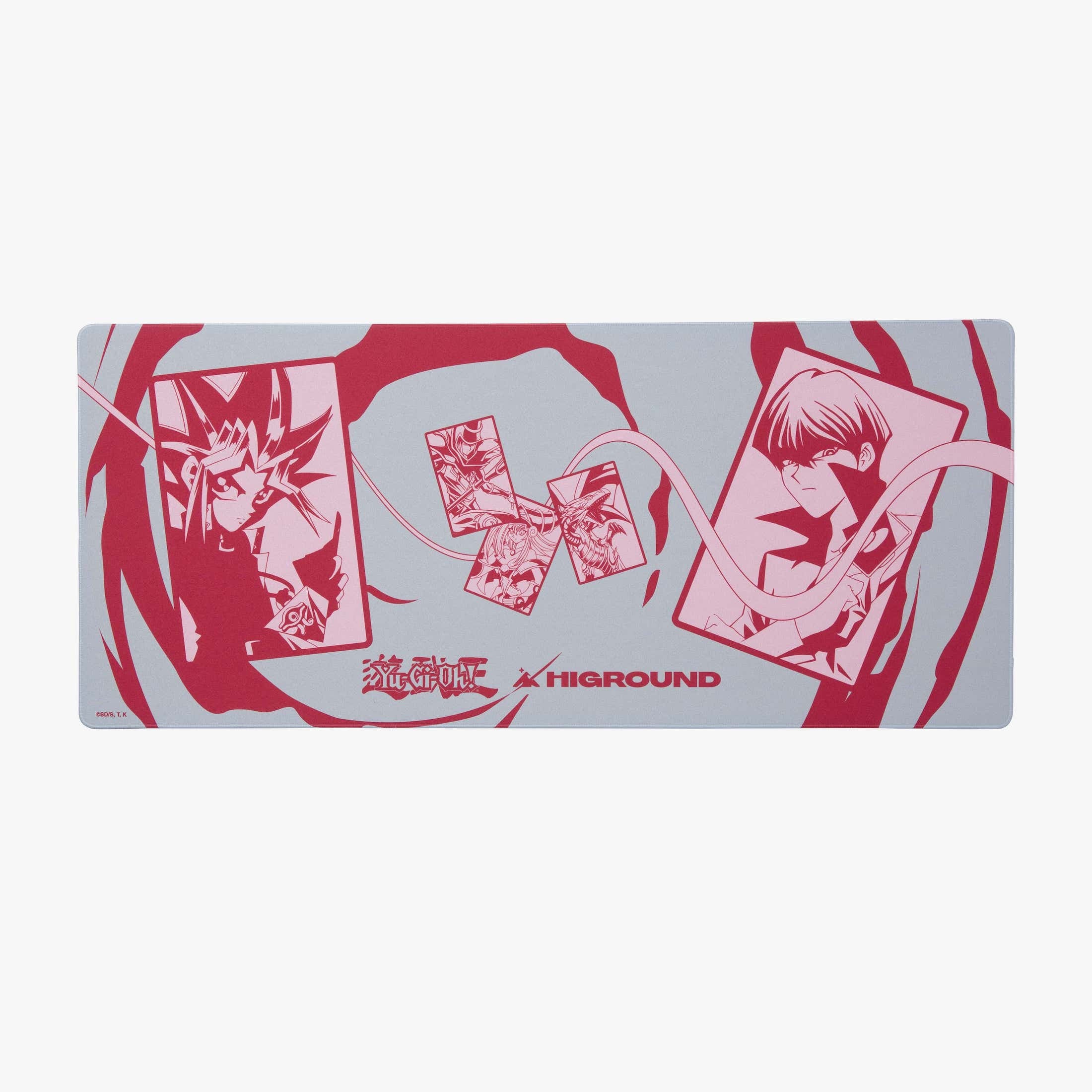 YGO x HG XL Gaming Mouse Pad with Yugi & Kaiba Design - Perfect for Yu-Gi-Oh! Card Game Enthusiasts and PC Gamers