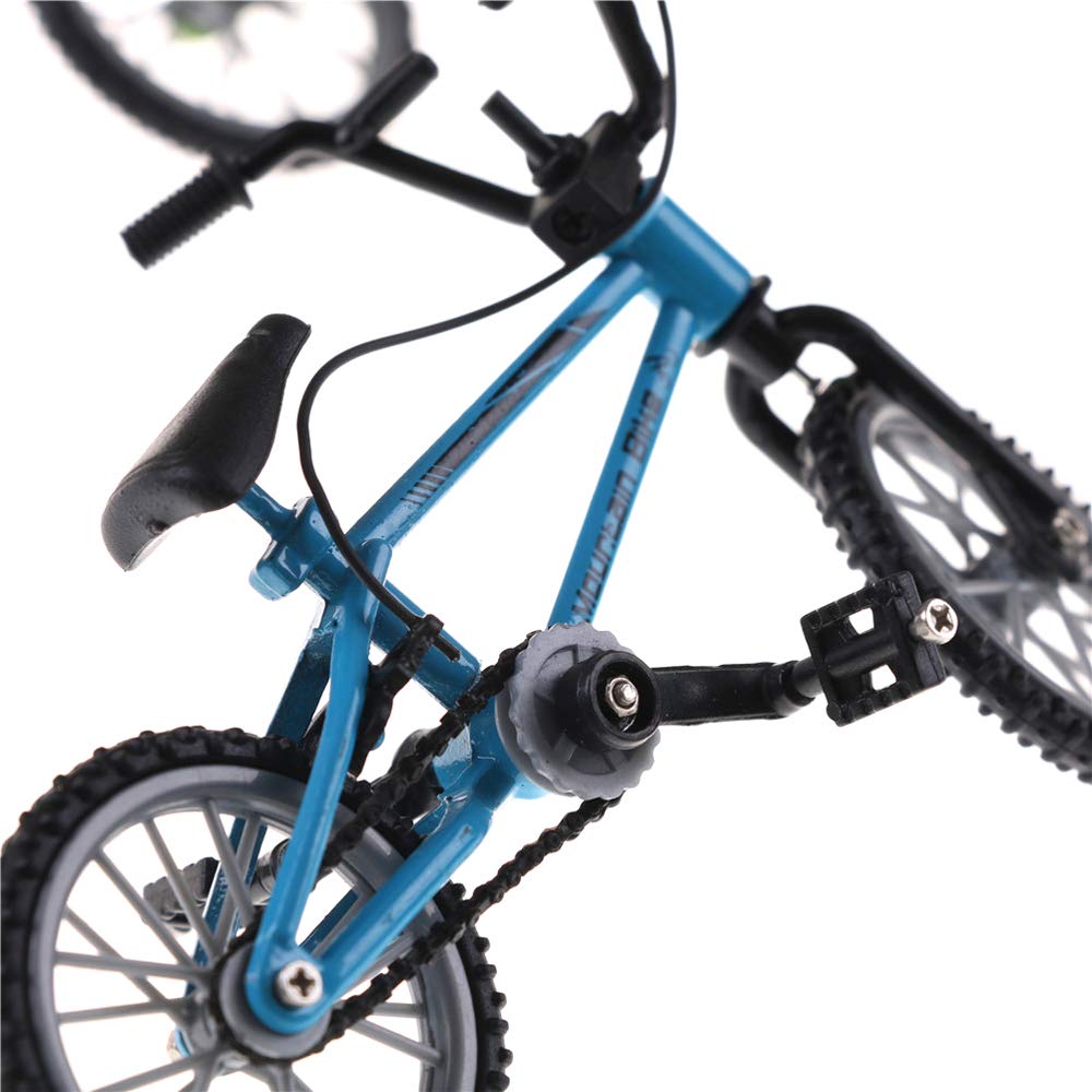 Creative Mini Alloy Mountain Bike Model - Finger Brake Rope Toy Gift for Collectors & Cyclists | Perfect for Office Desk Decor, Cycling Enthusiast Gifts & Kids Educational Play