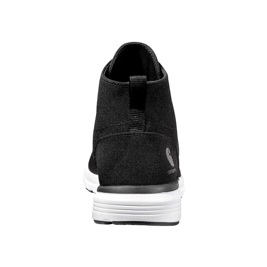 Haslett 5 Inch Soft Toe Canvas Moc Toe Chukka Boots for Men - Black Casual Shoes for Walking, Hiking & Outdoor Activities