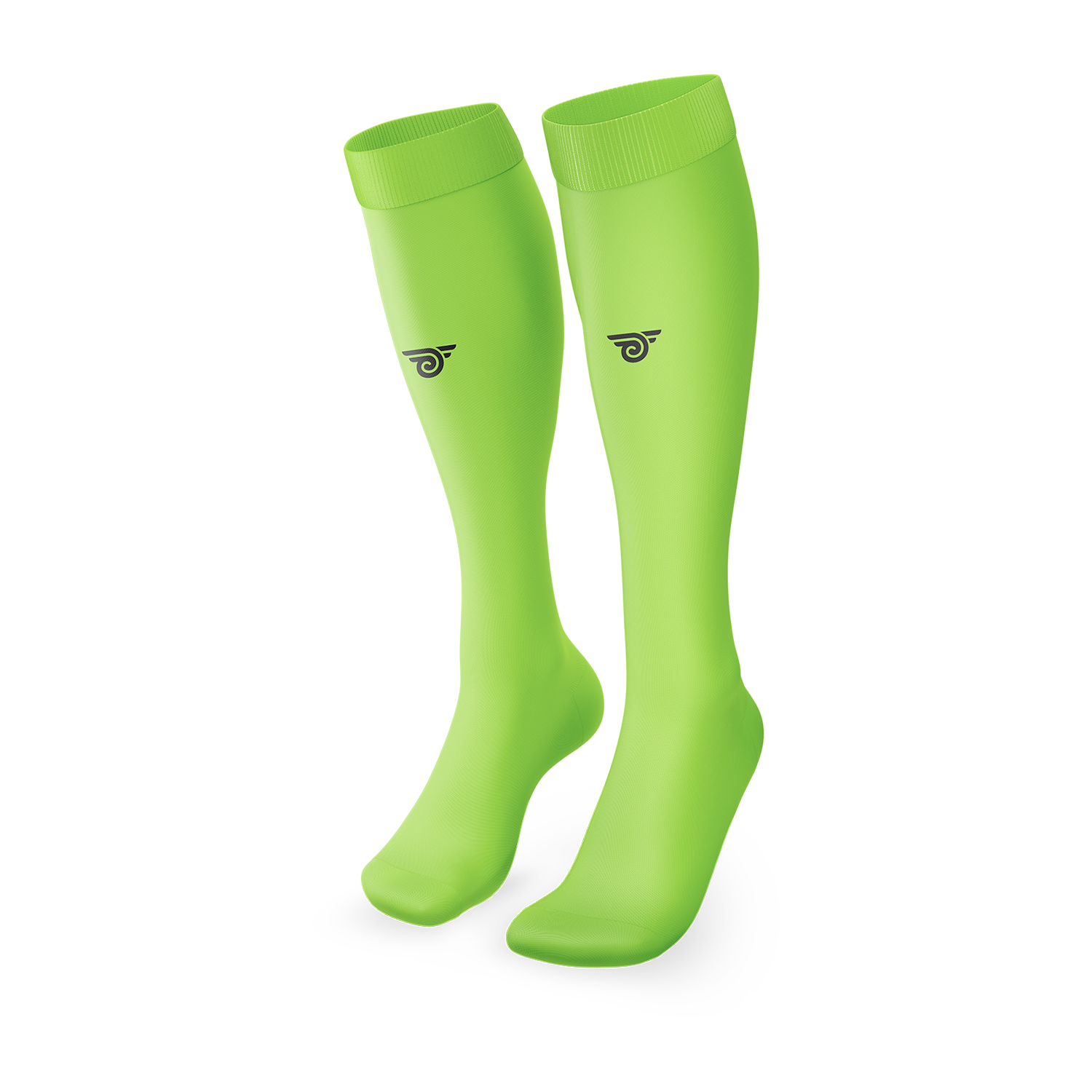 DV7 GK Green Socks - Breathable Athletic Socks for Men & Women - Perfect for Running, Gym Workouts and Sports Activities