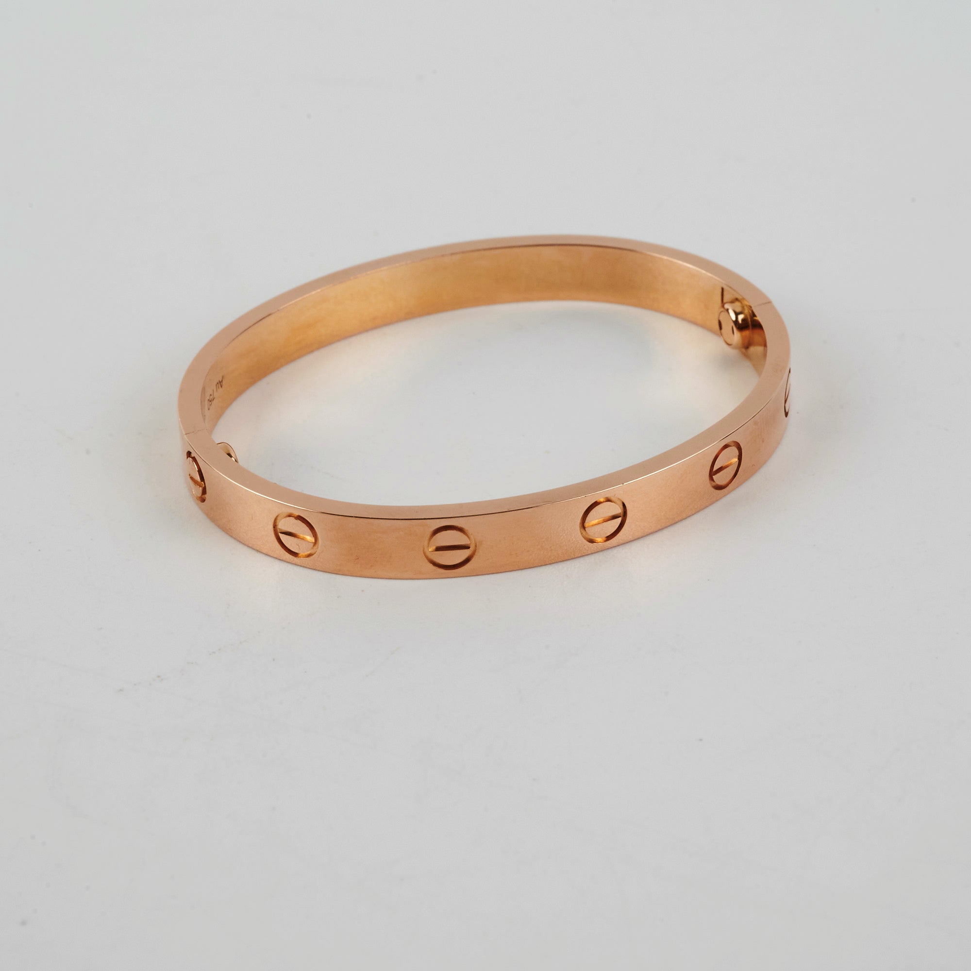 Cartier Love Bracelet 18K Rose Gold Size 15 - Luxury Jewelry for Women, Anniversary & Valentine's Day Gift