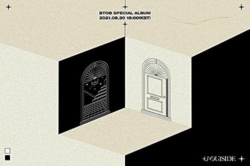 BTOB 4U : OUTSIDE Special Album [SILENT / AWAKE] - Random Version CD + 96p Photo Book + Lyric Paper + Invitation Card + Post Card + Photo Card + Film Photo Card - K-Pop Collectors Edition - Perfect for Fans, Gifts, and Music Enthusiasts