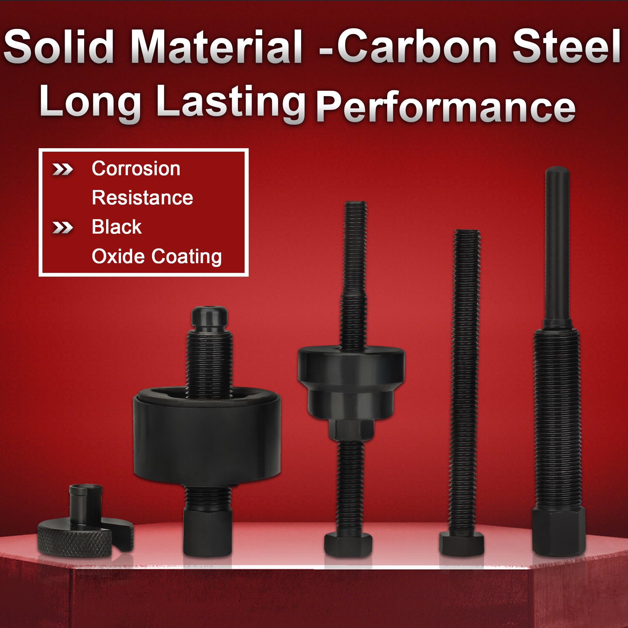 Power Steering Pulley Puller and Installer Tool - Compatible with Ford, GM, VW, Chrysler Vehicles - Professional Automotive Repair Tool for Power Steering Pump Pulley Removal and Installation - Perfect for DIY Mechanics and Professional Auto Shops