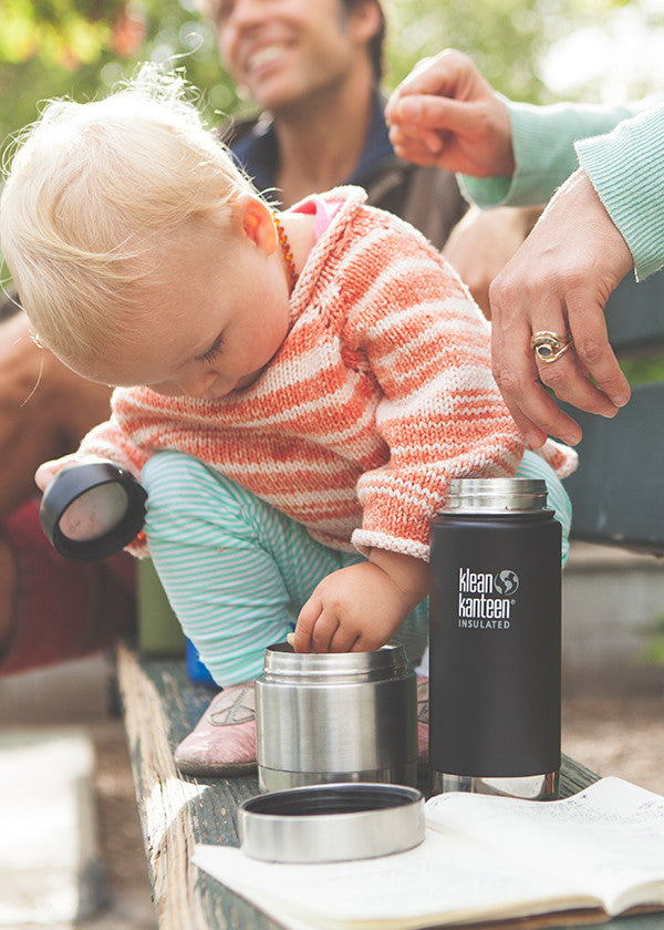 Klean Kanteen 8oz (273mL) Vacuum Insulated Stainless Steel Food Container - BPA Free, Leak Proof Lunch Box for Kids & Adults - Perfect for School, Office, Hiking & Picnics