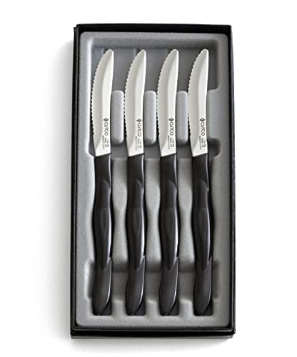 CUTCO #1865 Classic 4-Piece Black Table Knife Set - Model 1759 with Original Box | Perfect for Fine Dining, Restaurant Use & Gift Giving
