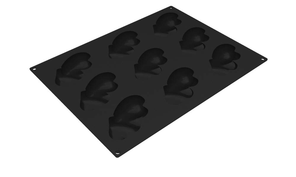 PX4370 Pavoflex Silicone Baking Mold - Non-Stick Freezing Mould for Cupcakes, Chocolate, Ice Cubes & Candy - Dishwasher Safe & BPA Free - Perfect for Home Baking, Party Treats & Holiday Desserts