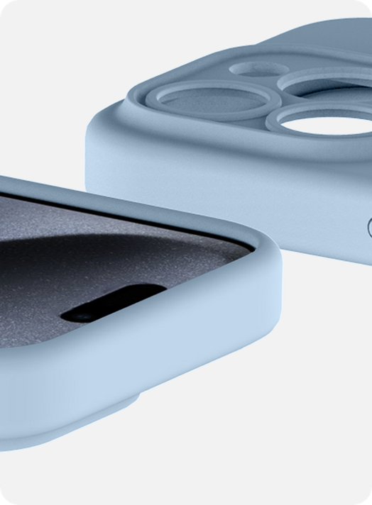 Magnetic Phone Case for iPhone 15 Pro - Blue MagSafe Compatible Protective Cover | Perfect for Work, Travel & Everyday Use