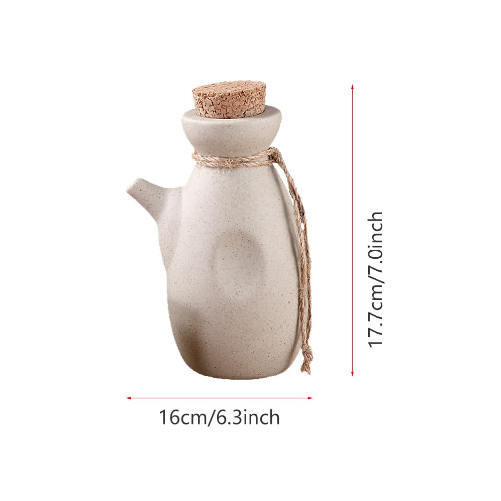 Premium Ceramic Sake Set - Traditional Japanese Sake Pot & Cups for Wine, Sake & Liquor Storage - Elegant Multi-Functional Ceramic Wine Kettle & Holder - Perfect for Home Bars, Japanese Restaurants & Gift Giving