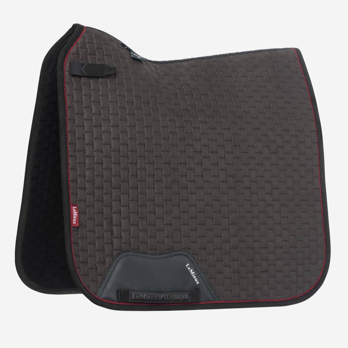 Premium LeMieux Suede Dressage Square Saddle Pad for Horses - Comfortable & Breathable Riding Pad for Training & Competition - Perfect for English Equestrian Riders