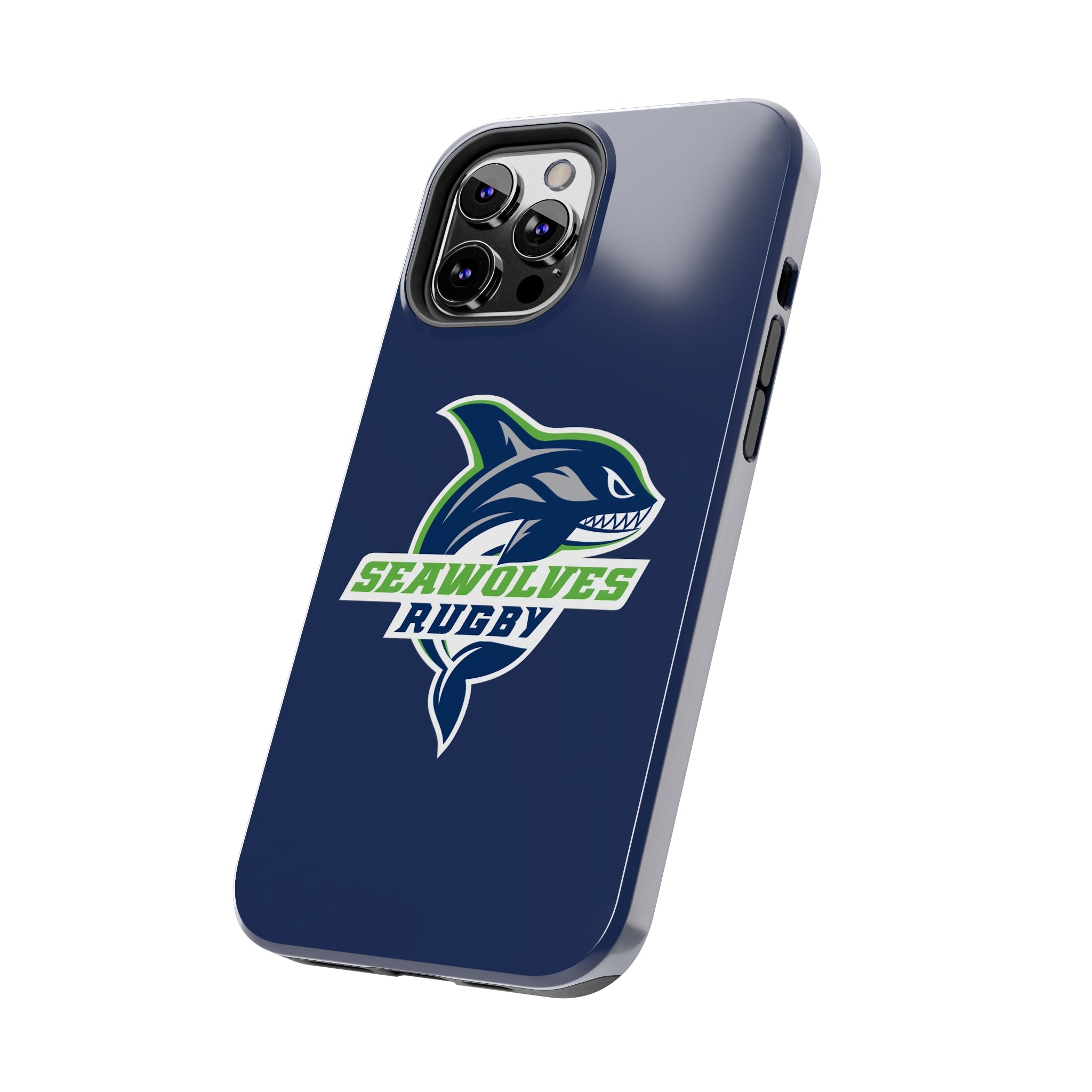 Seawolves Navy Rugged Phone Case - Shockproof & Durable Protection for iPhone & Samsung - Perfect for Outdoor Adventures, Work & Daily Use