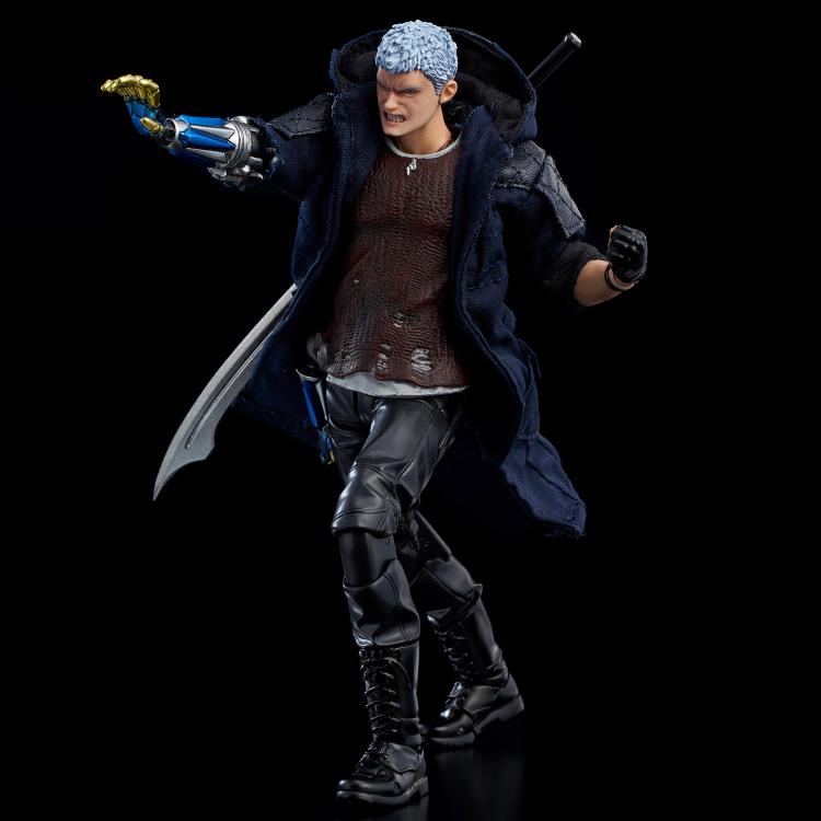 1000toys (Sen Toys) Devil May Cry 5 V Nero 1/12 Scale Deluxe Action Figure - Collectible Anime Character Model for Display & Gaming Enthusiasts