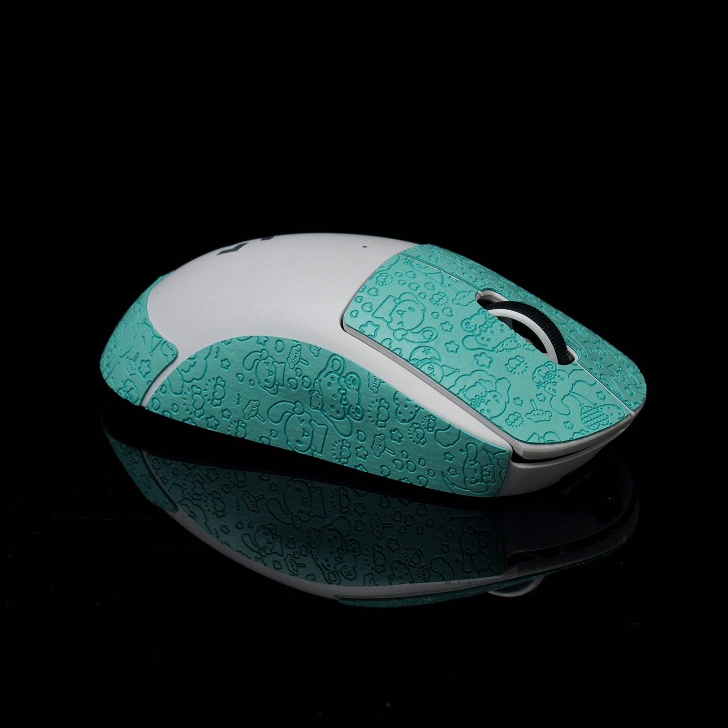 BT.L Mouse Grip V4 for Logitech G Pro X Superlight & Superlight 2 - Non-Slip Gaming Grip Tape with Cartoon Design in Tiffany Blue | Perfect for FPS, MOBA & Esports Tournaments