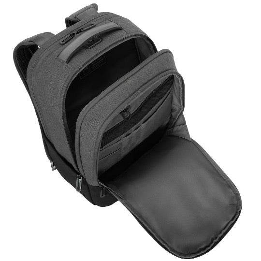 Targus Cypress Hero 15.6 Inch Laptop Backpack with Find My Feature - Durable Black Computer Bag for Work, School & Travel