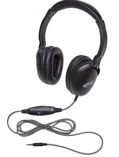 Califone NeoTech Plus Series Headphones with Microphone - 3.5mm Jack for Classroom Learning, Online Education & Remote Work