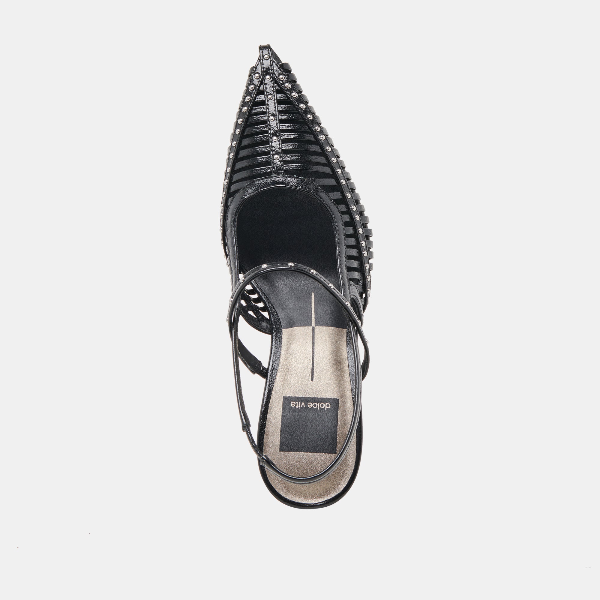 HENSAL Women's Heels - Midnight Crinkle Patent Leather High Heel Pumps for Party, Wedding & Evening Wear | Comfortable & Stylish Dress Shoes