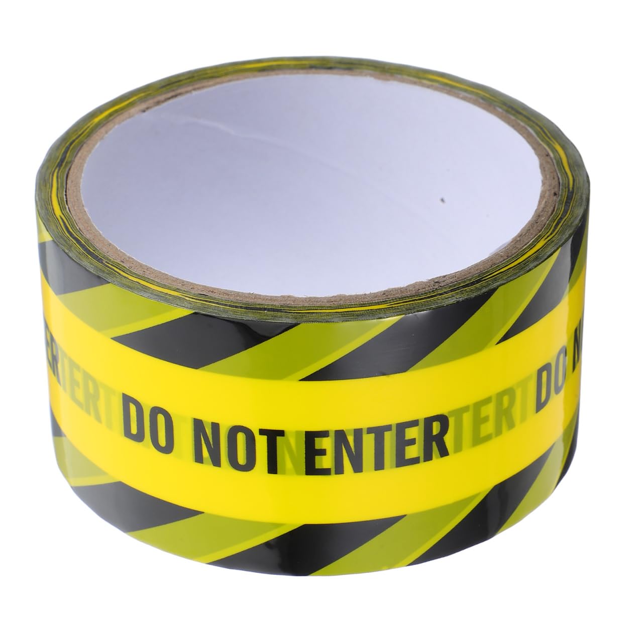 2 Inch x 820 Feet Caution Do Not Enter Tape Roll - Yellow Safety Warning Barricade Tape for Construction Sites, Crime Scenes & Hazardous Areas | Heavy-Duty Danger Barrier Tape for Workplace Safety and Restricted Zone Marking