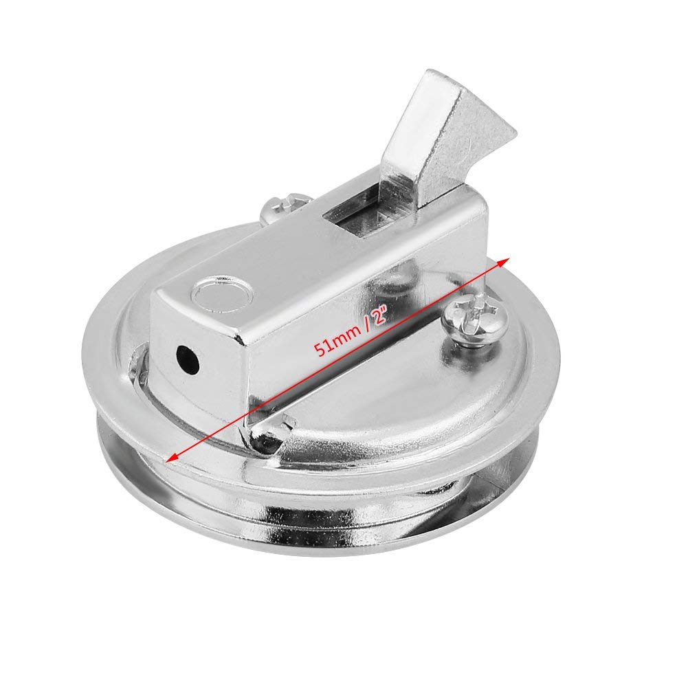 Stainless Steel Flush Pull Hatch Lock for RV Marine Boat - Durable Waterproof Security Access Door for Camper, Yacht & Travel Trailer