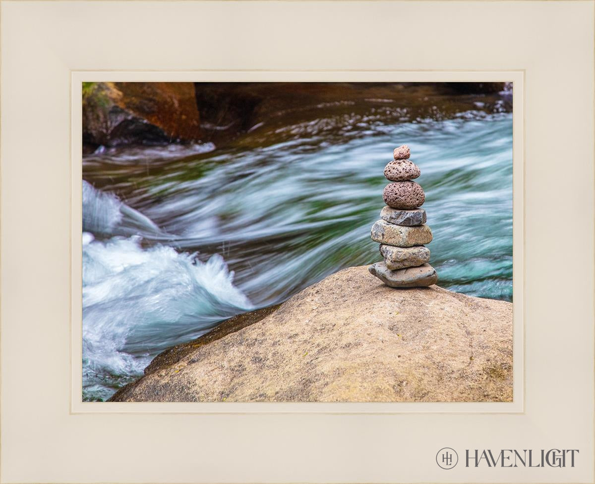 Cairn Meditation Stones - Natural Balancing Stones for Mindfulness, Stress Relief & Yoga - Perfect for Home, Office & Outdoor Meditation Practice