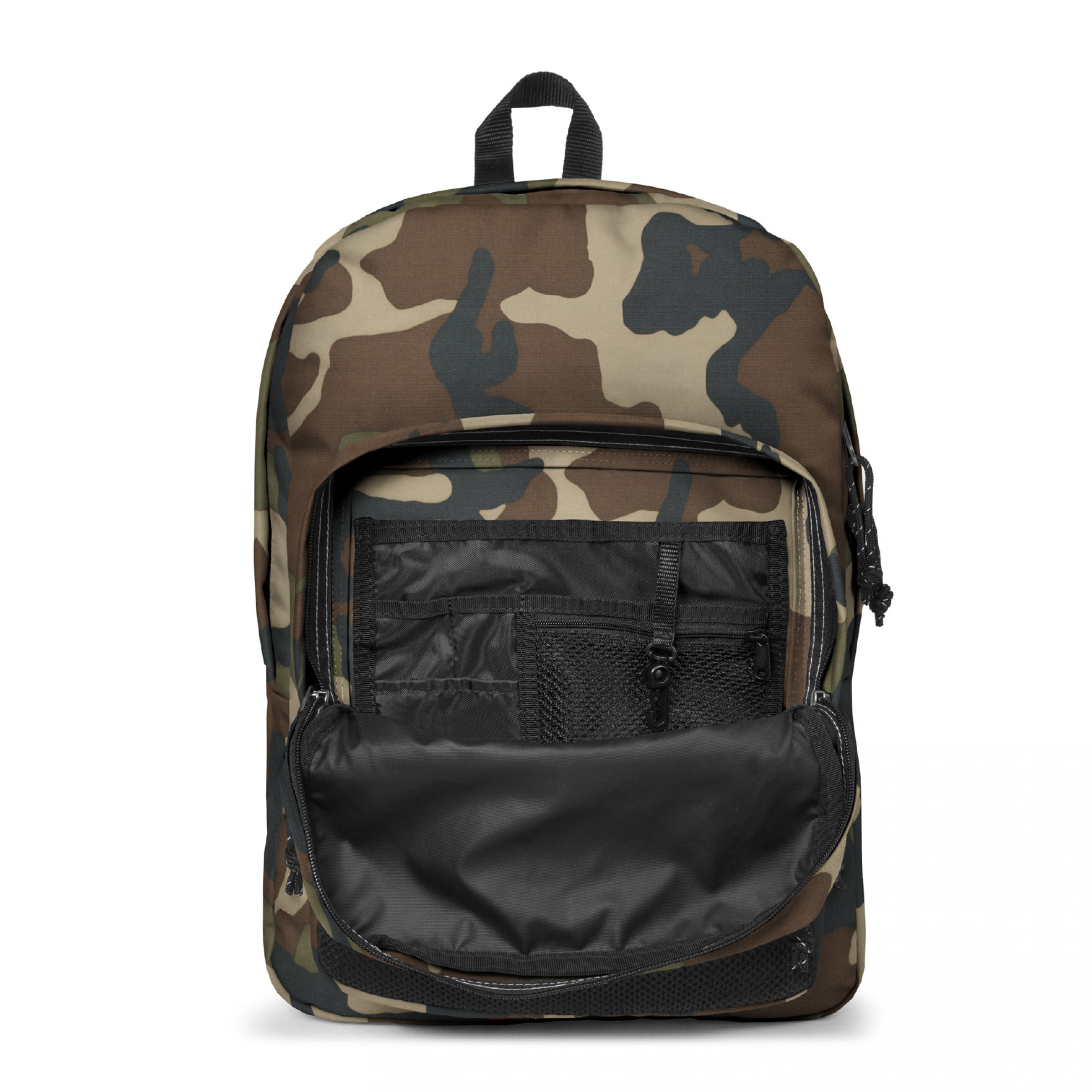 Eastpak Pinnacle Backpack - Durable Camo Laptop Backpack for School, Travel & Work | Water-Resistant & Spacious Design for Students & Professionals