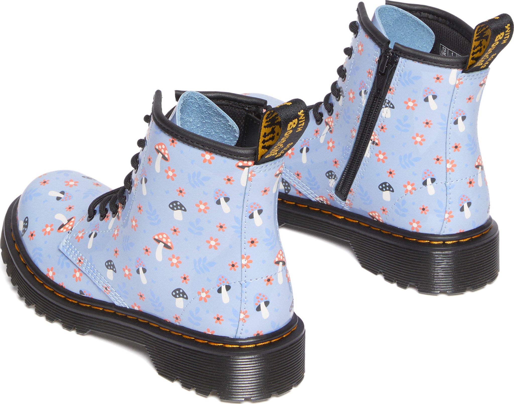 Dr. Martens 1460 Leather Ankle Boots for Youth - Classic Black Unisex Chelsea Boots | Perfect for School, Casual Wear & Street Fashion