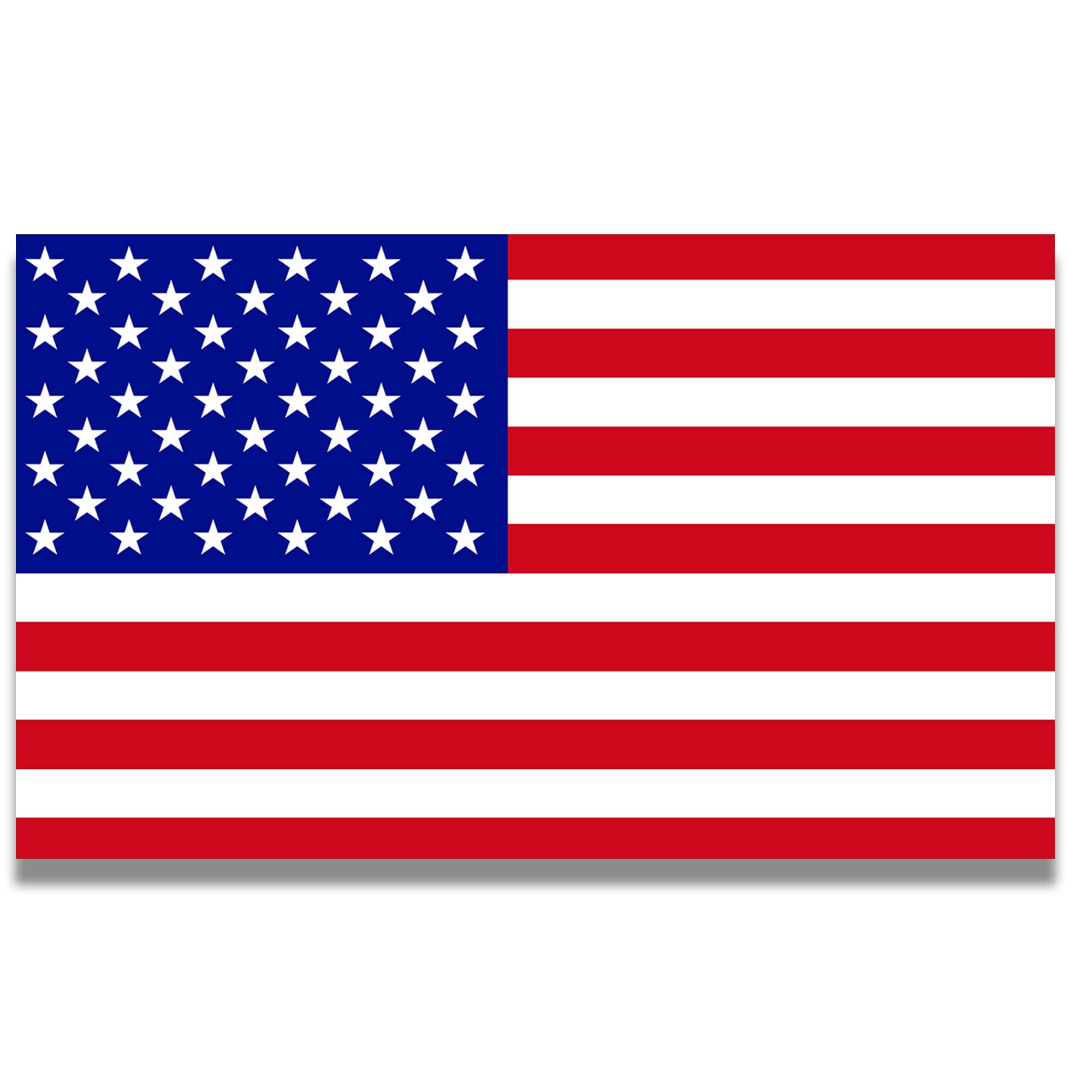 American Flag Car Magnet - 5x8 Inch Heavy Duty Red White Blue Decal for Trucks, SUVs, Lockers & Metal Surfaces | Patriotic Auto Accessories for Road Trips, Tailgating & Home Decor