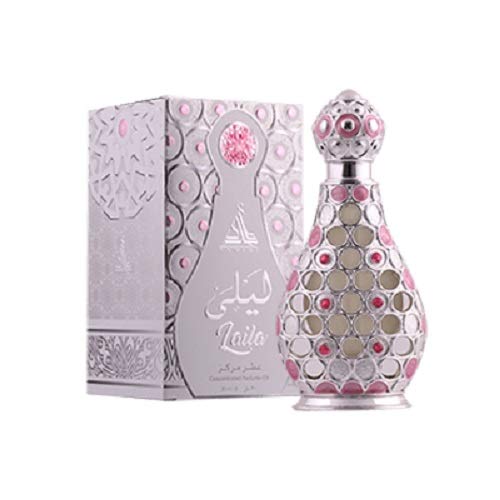 Laila Pure Concentrated Perfume Oil 20ml | Alcohol-Free Oriental Floral Fragrance for Women | Long-Lasting Attar for Daily Wear & Special Occasions