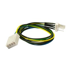 4-Pin PWM Fan Extension Cable - Male to Female 12 Inch Computer Case Fan Power Adapter for PC Cooling & Cable Management - Perfect for Gaming Rigs, Workstations & DIY PC Builds