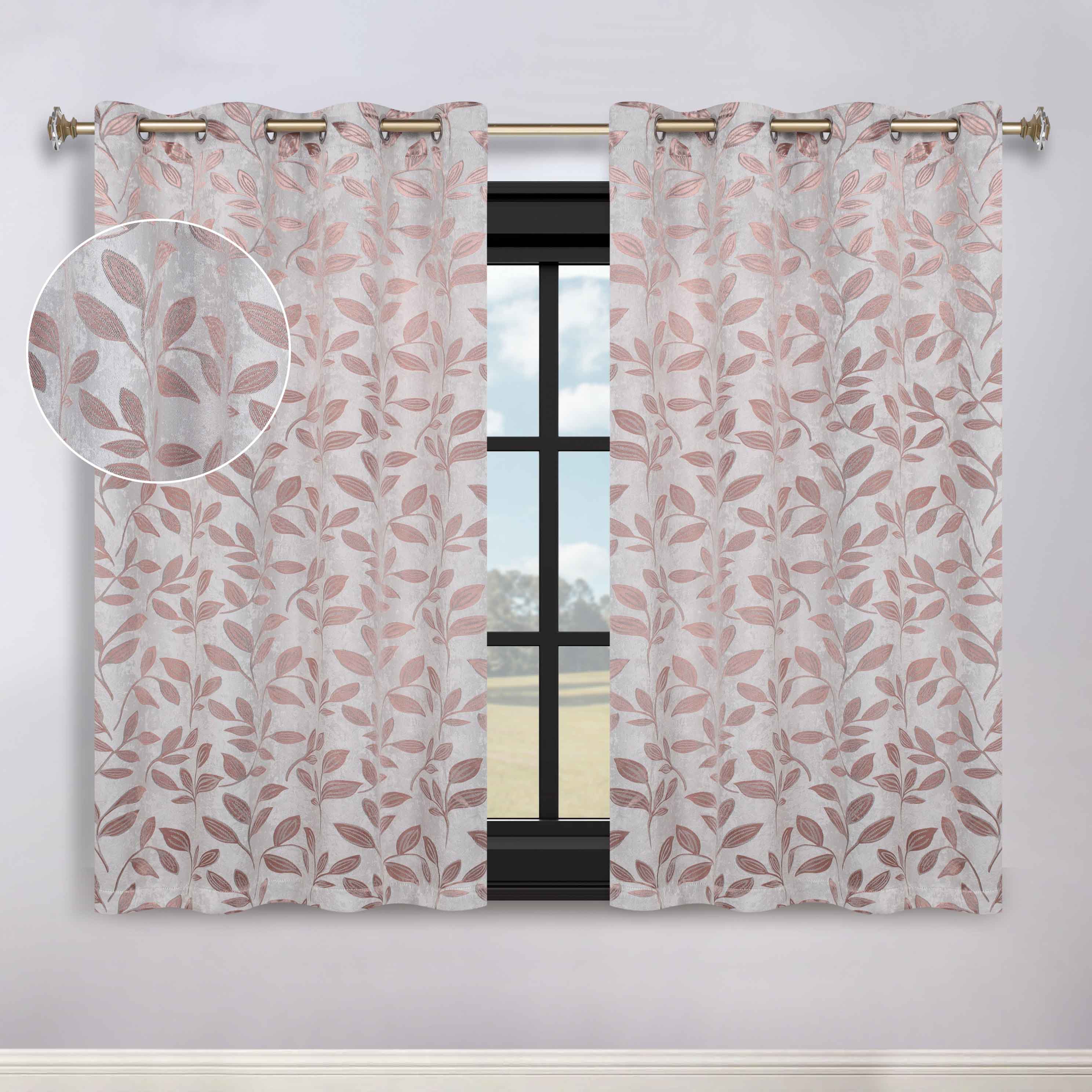 Machine Washable Blackout Curtains for Bedroom - Set of 2 Panels, Thermal Insulated Room Darkening Drapes for Nursery, Living Room & Home Theater