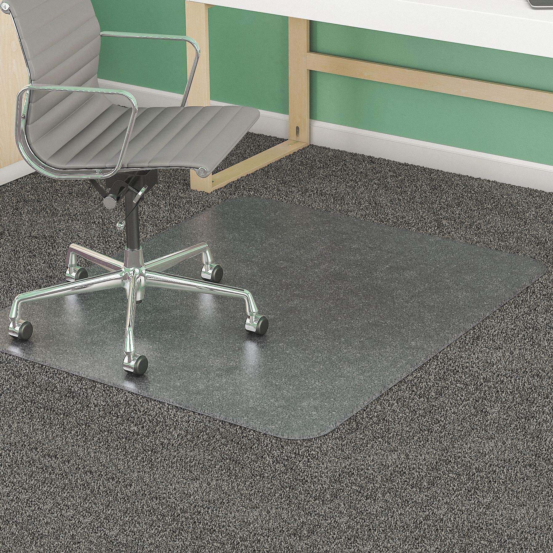 Clear Rectangular Chair Mat 46