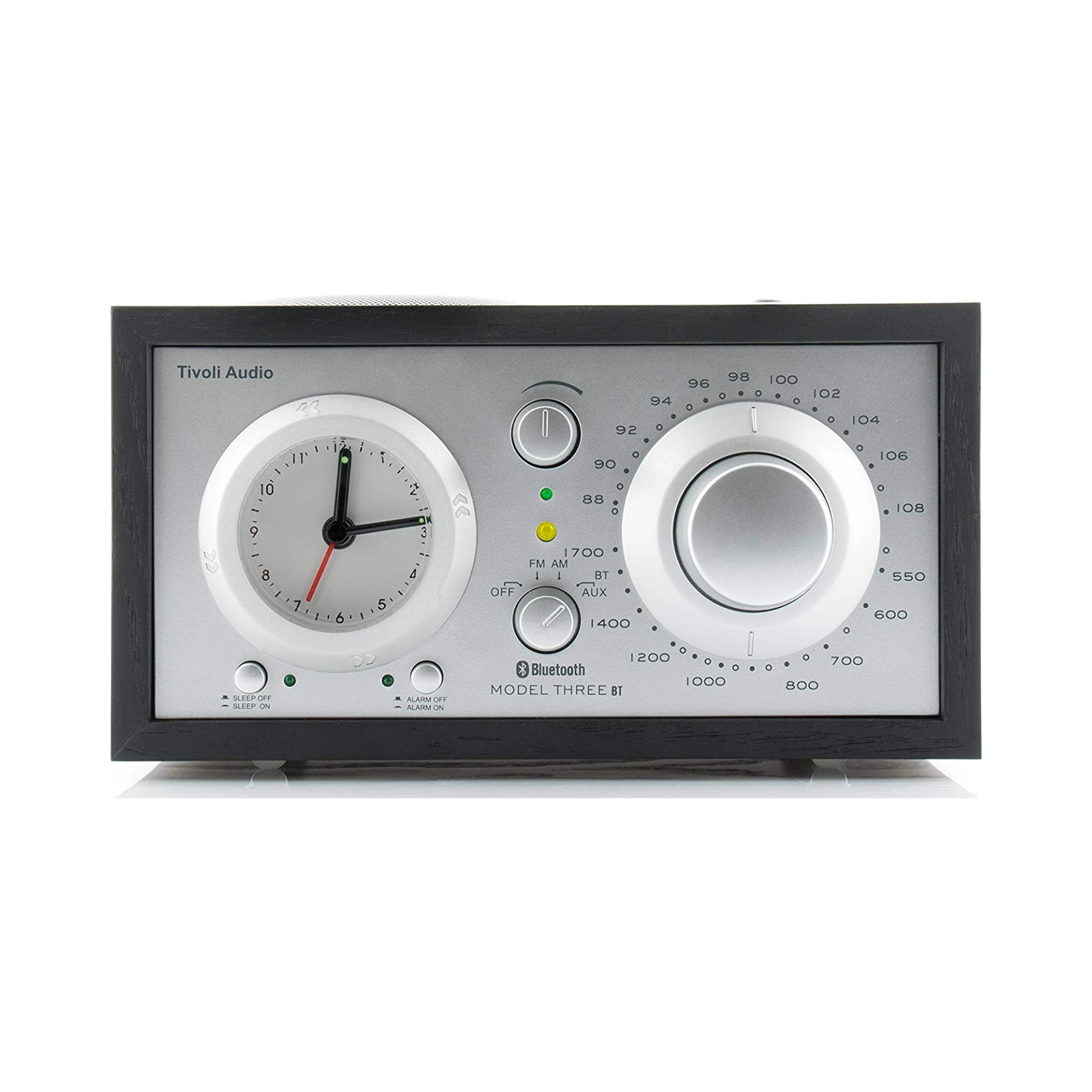 Tivoli Audio Model Three BT - Premium Bluetooth Tabletop Radio with High-Quality Sound for Home, Office, and Bedroom Use