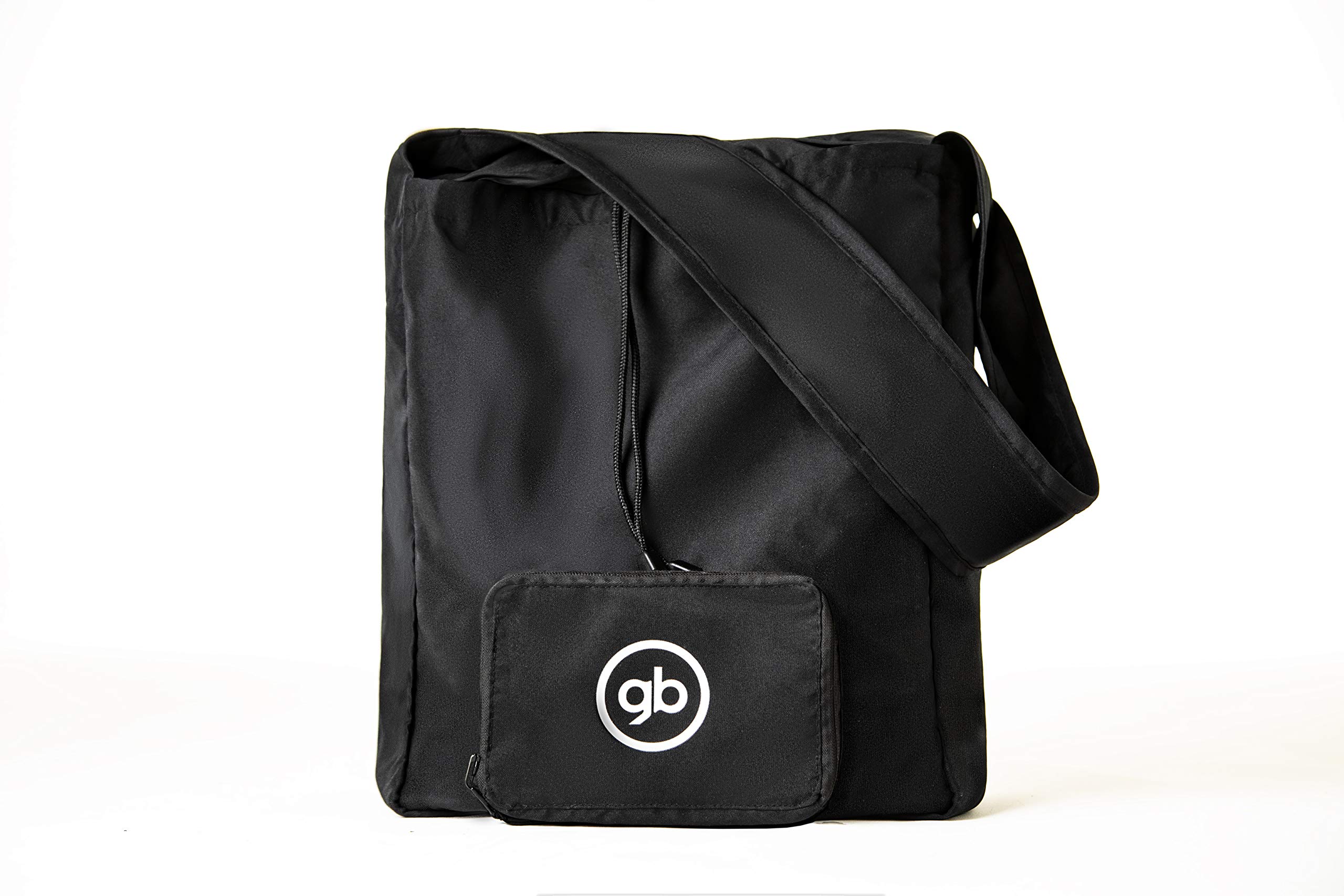 gb Pockit Stroller Travel Bag - Compact & Lightweight Foldable Baby Stroller Carrier for Airplane Travel, Black | Perfect for Airports, Road Trips & Public Transportation