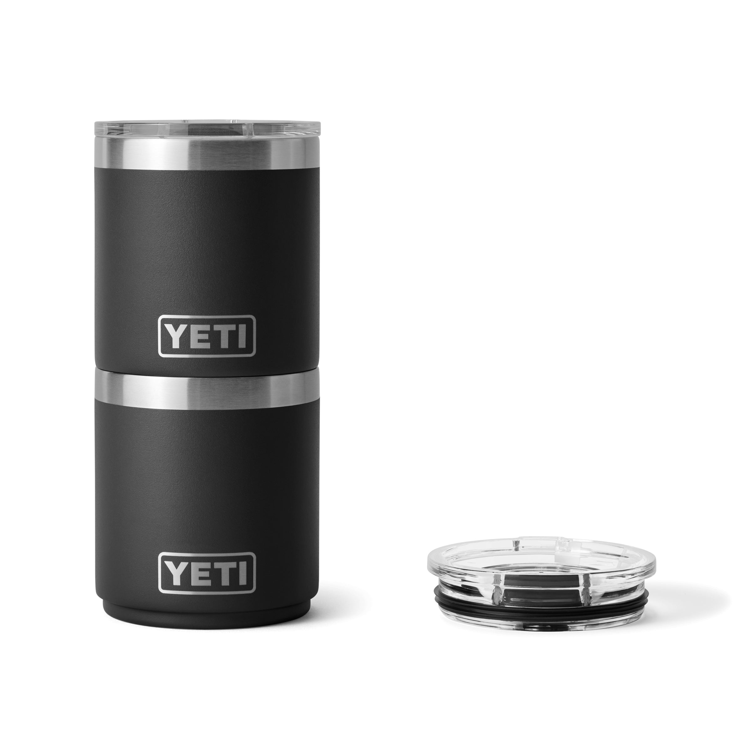 Yeti Rambler 10 oz Lowball Tumbler 2.0 - Black Insulated Stainless Steel Cup for Whiskey, Cocktails & Cold Drinks - Perfect for Home Bar, Camping & Outdoor Adventures