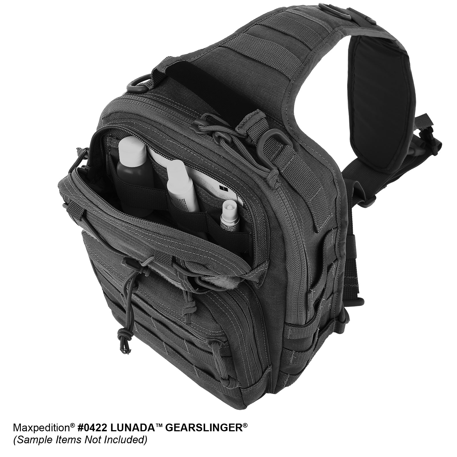 Lunada Gearslinger - Premium Crossbody Sling Backpack for Outdoor Adventures, Travel & Everyday Use - Durable & Stylish Shoulder Bag for Hiking, Commuting & Urban Exploration