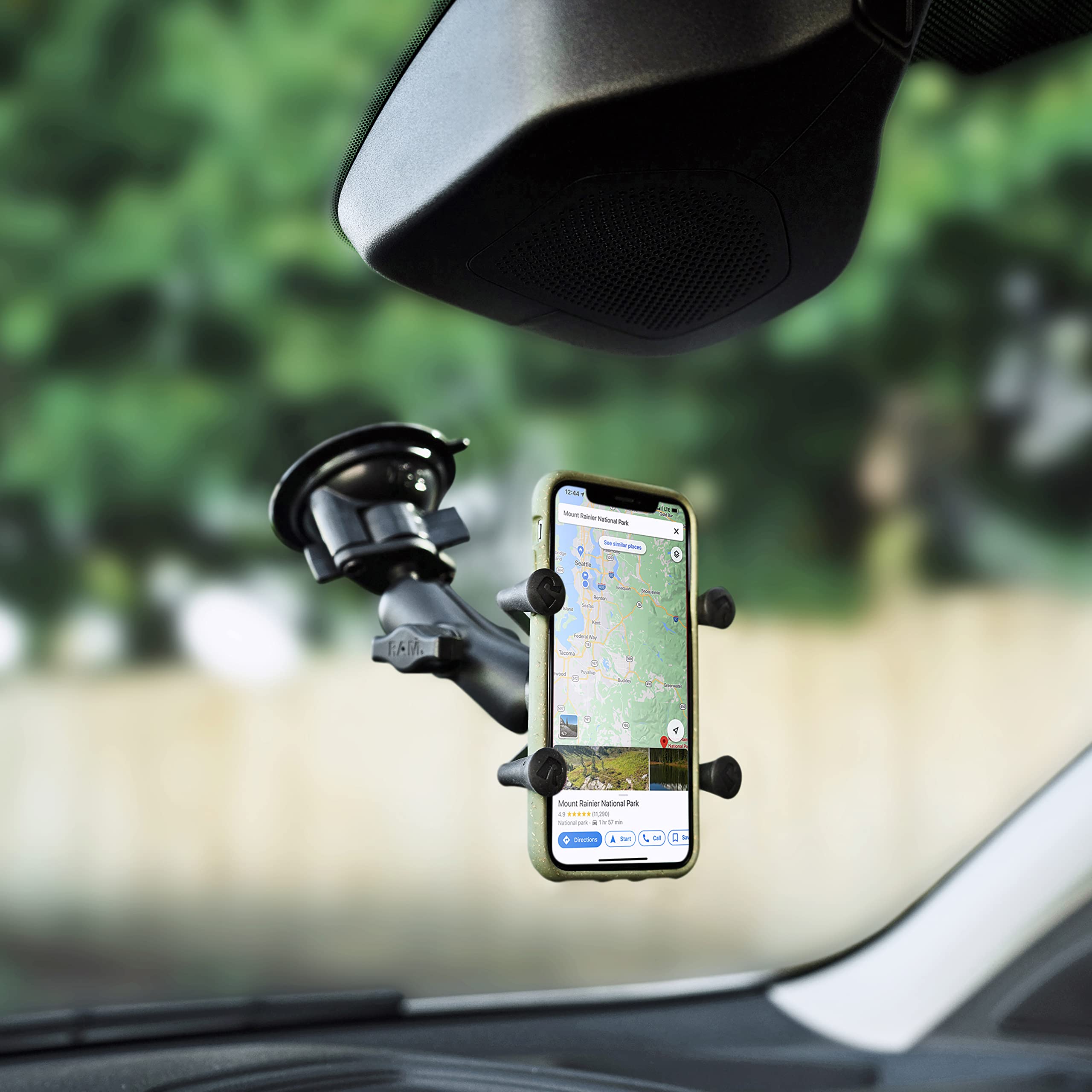 RAM Mounts Twist-Lock Suction Cup Base RAP-224-1U | Compatible with RAM B Size 1