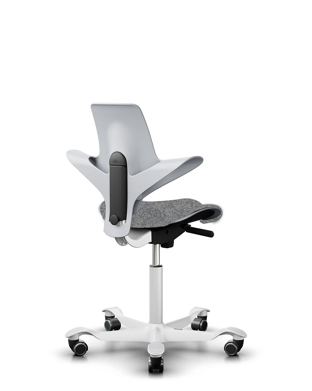 HÅG Capisco Puls 8020 Ergonomic Office Chair - Light Grey ARDA Fabric by Kvadrat | Modern Design Collection for Home & Workspace Comfort